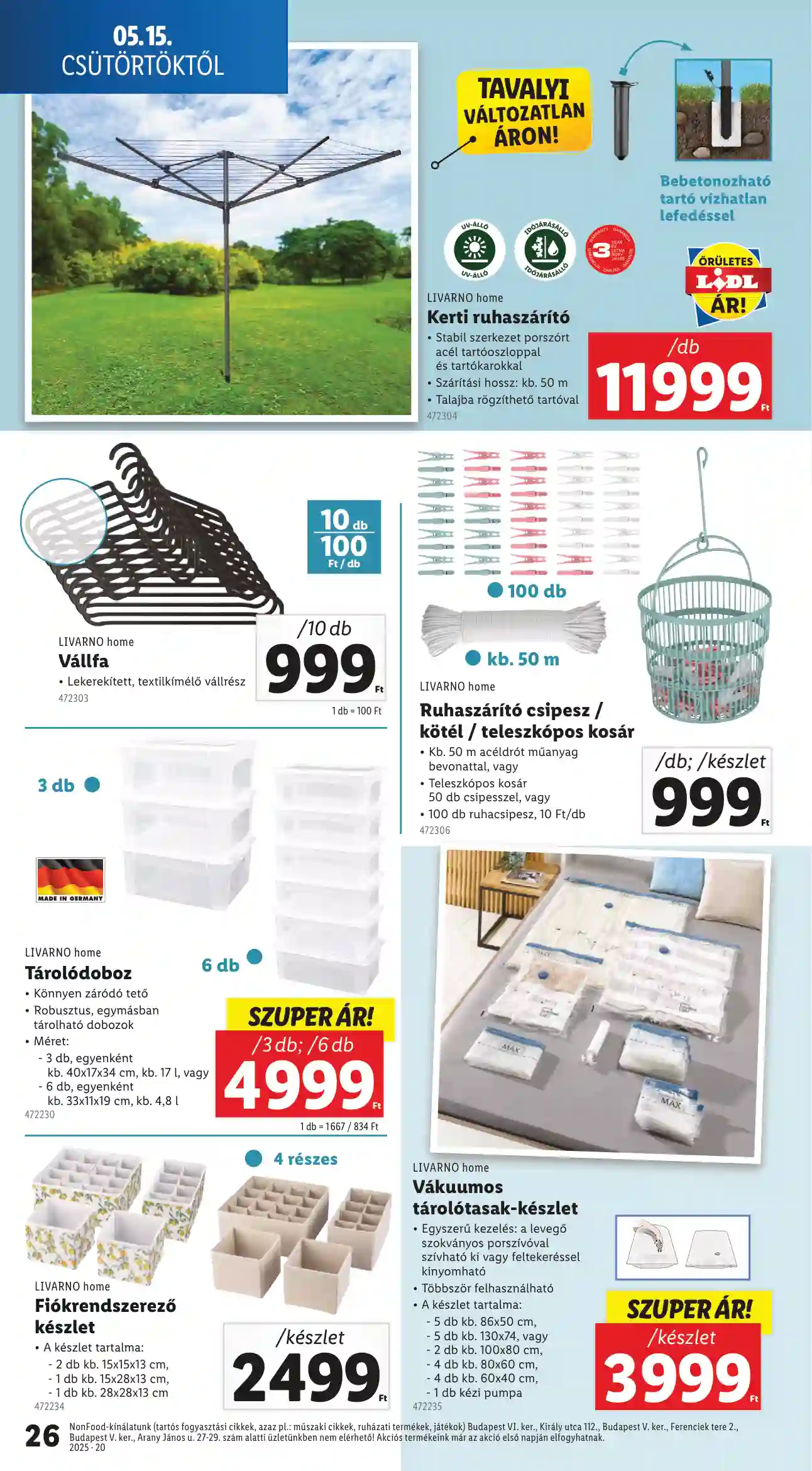 Lidl akciós újság 20. hét (Érvényes 05.15-től) (19 oldal)