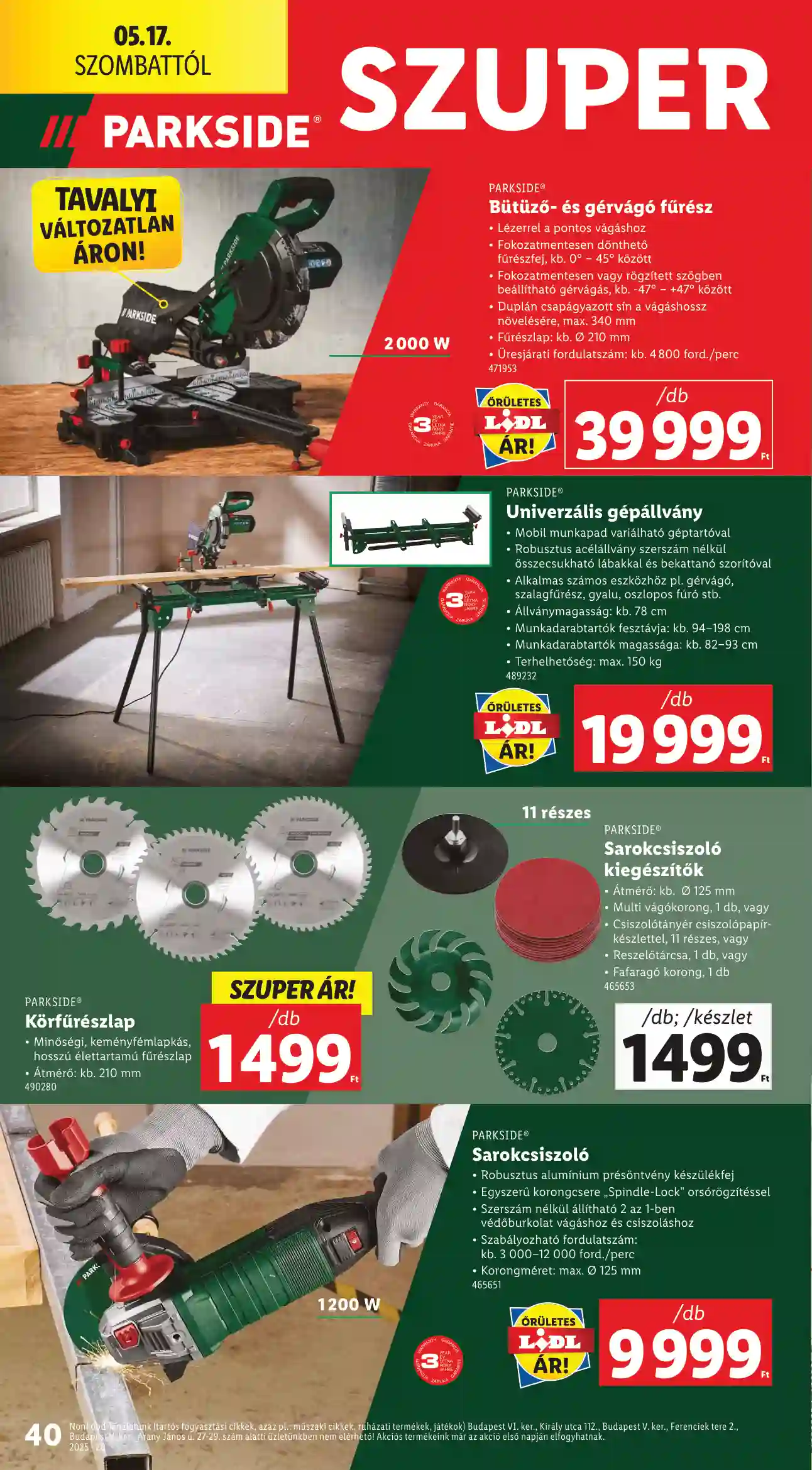Lidl akciós újság 20. hét (Érvényes 05.15-től) (34 oldal)