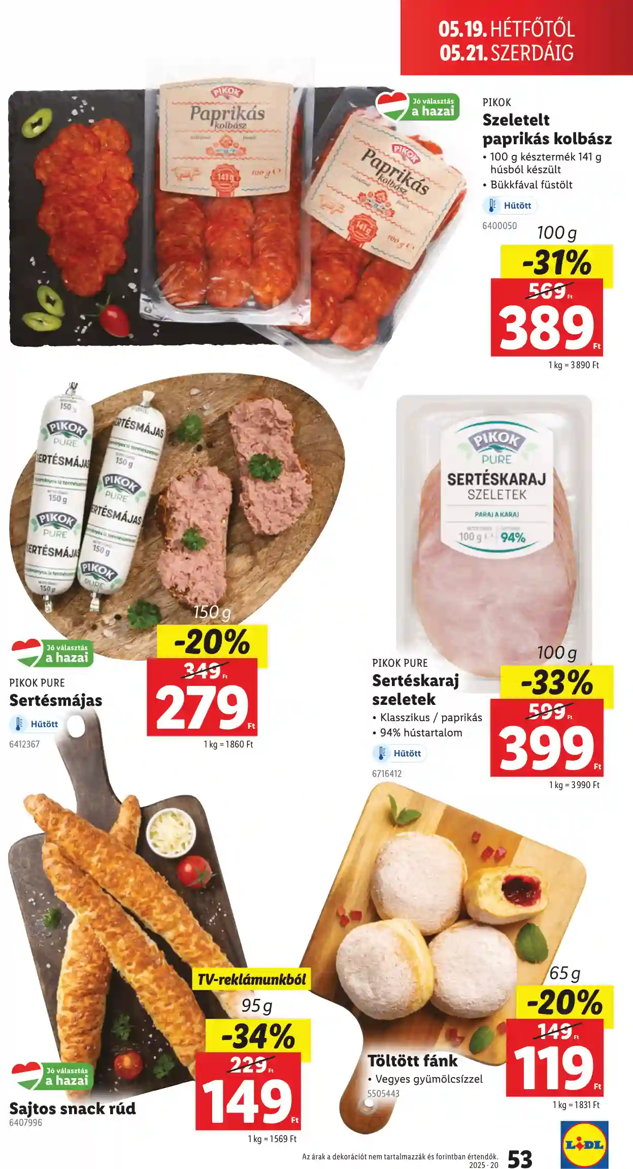 Lidl akciós újság 20. hét (Érvényes 05.15-től) (51 oldal)
