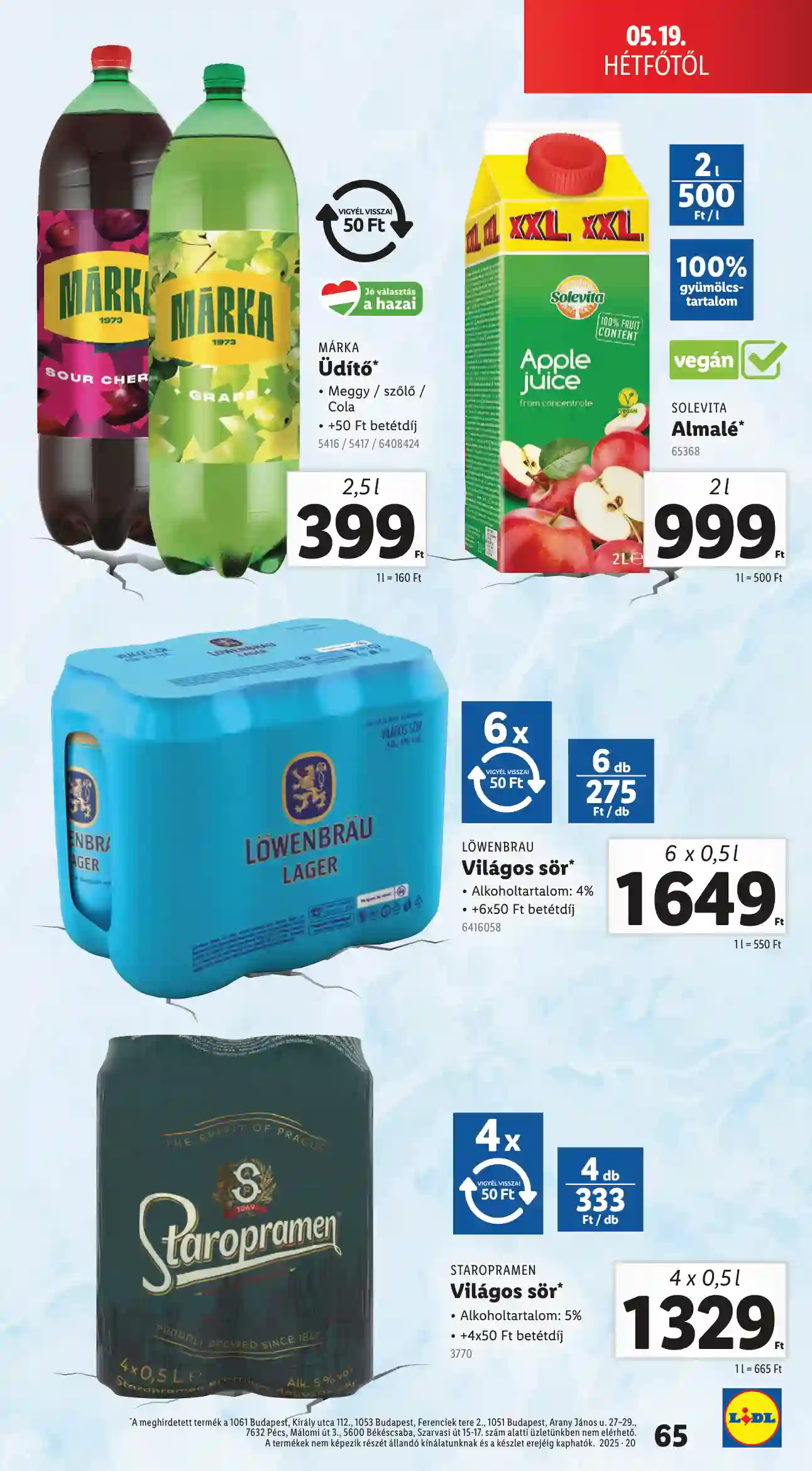 Lidl akciós újság 20. hét (Érvényes 05.15-től) (66 oldal)