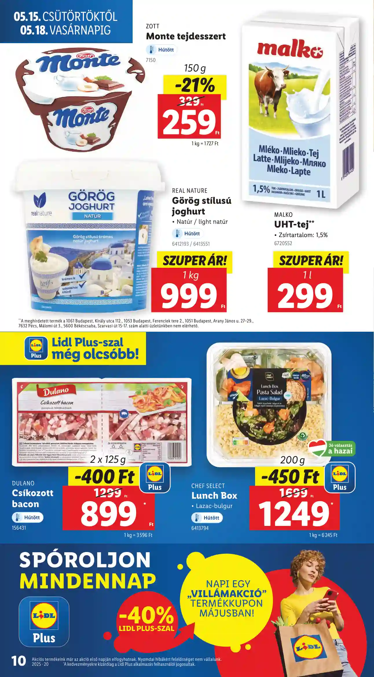 Lidl akciós újság 20. hét (Érvényes 05.15-től) (72 oldal)