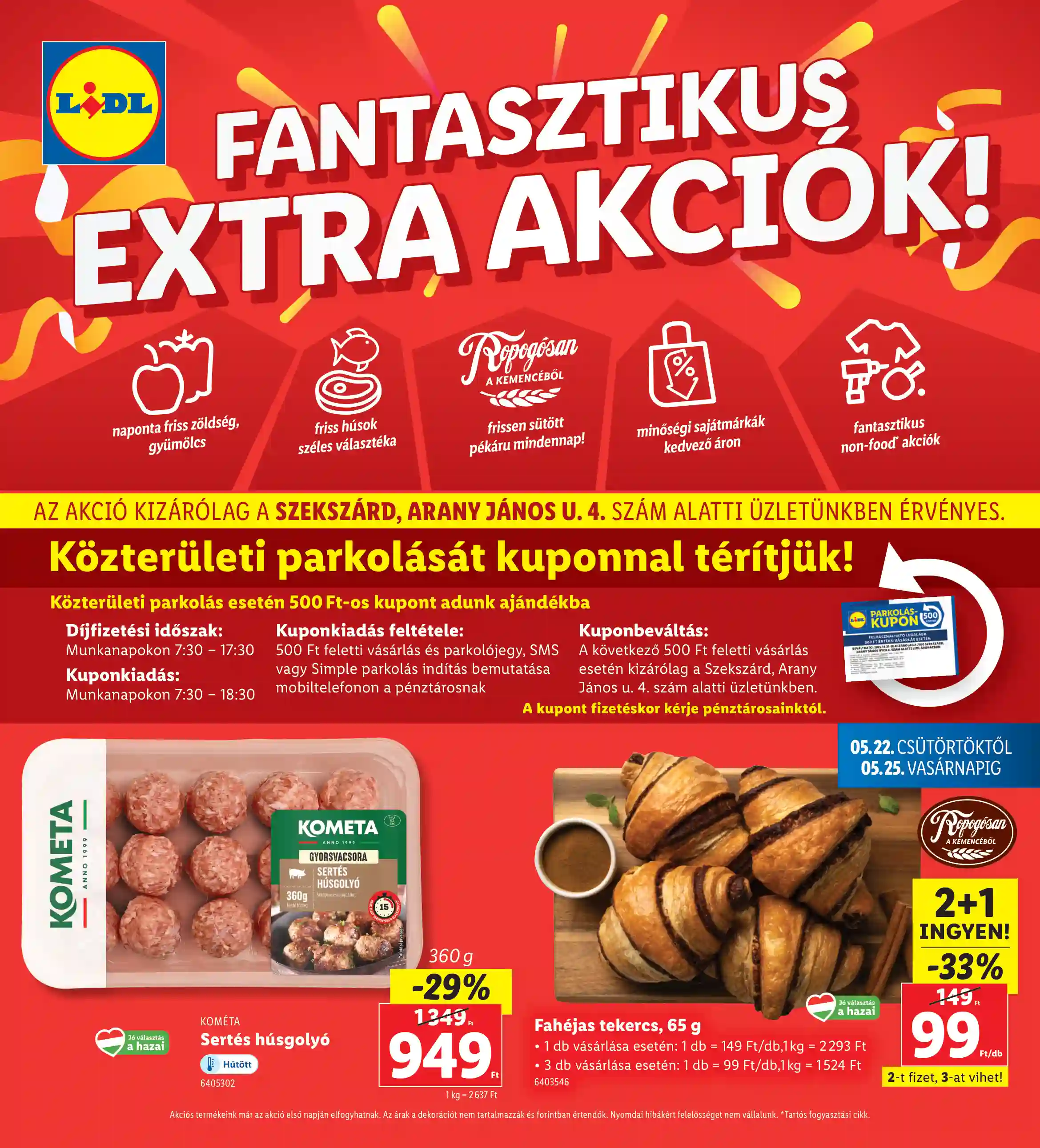 LIDL Regionális akciók – Szekszárd 21.hét