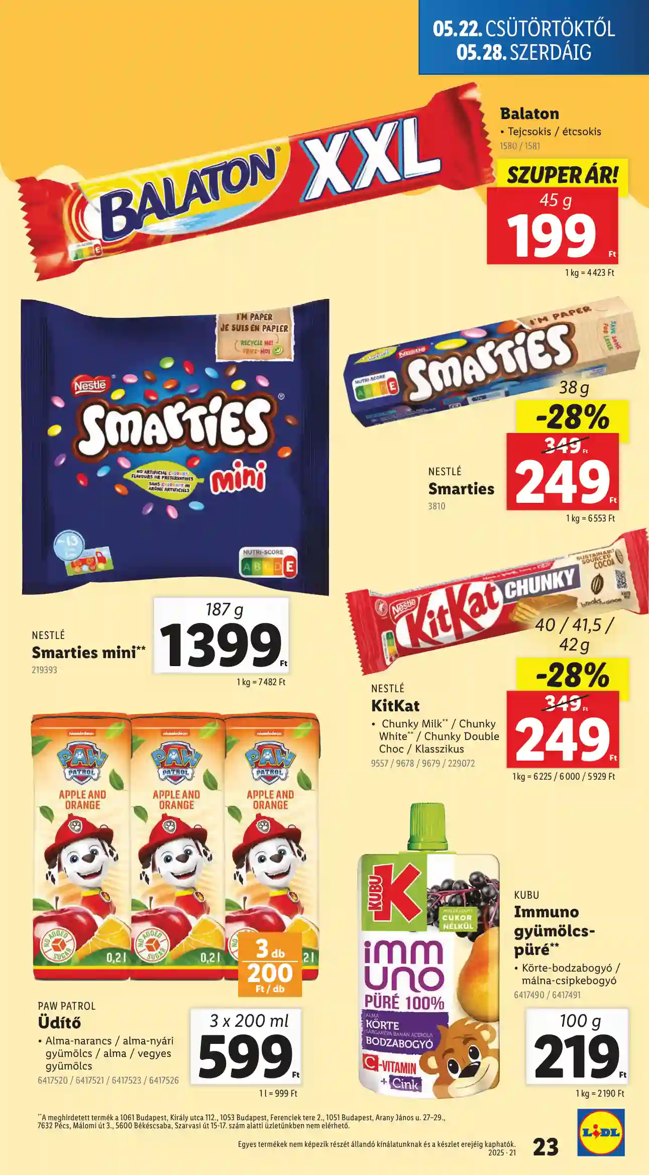 Lidl akciós újság 21. hét (Érvényes 05.22-től) (16 oldal)