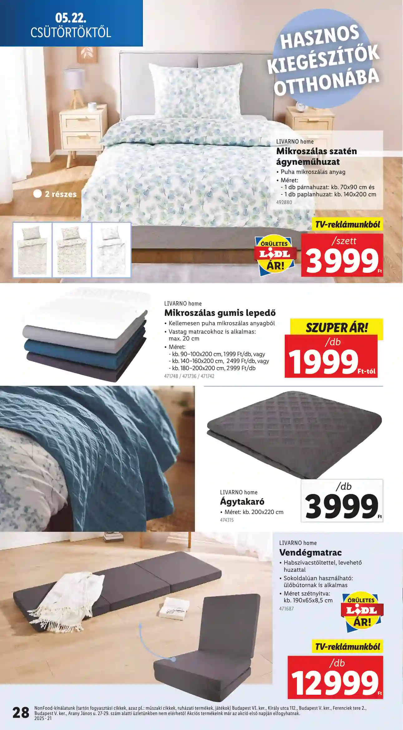 Lidl akciós újság 21. hét (Érvényes 05.22-től) (21 oldal)