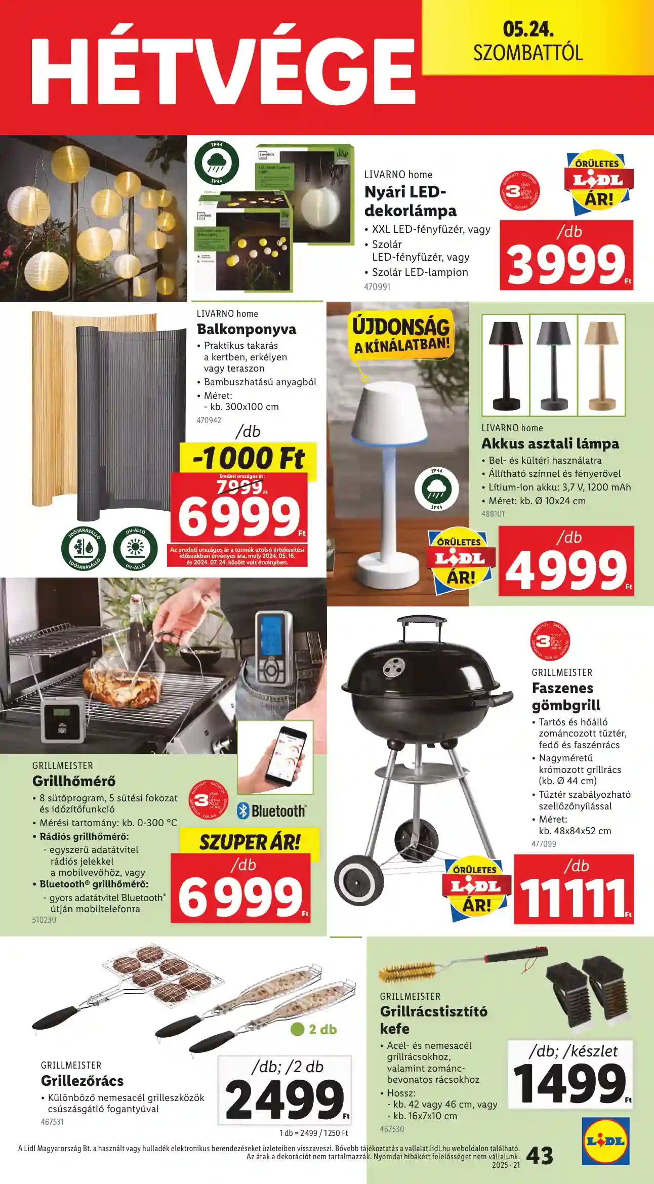 Lidl akciós újság 21. hét (Érvényes 05.22-től) (38 oldal)