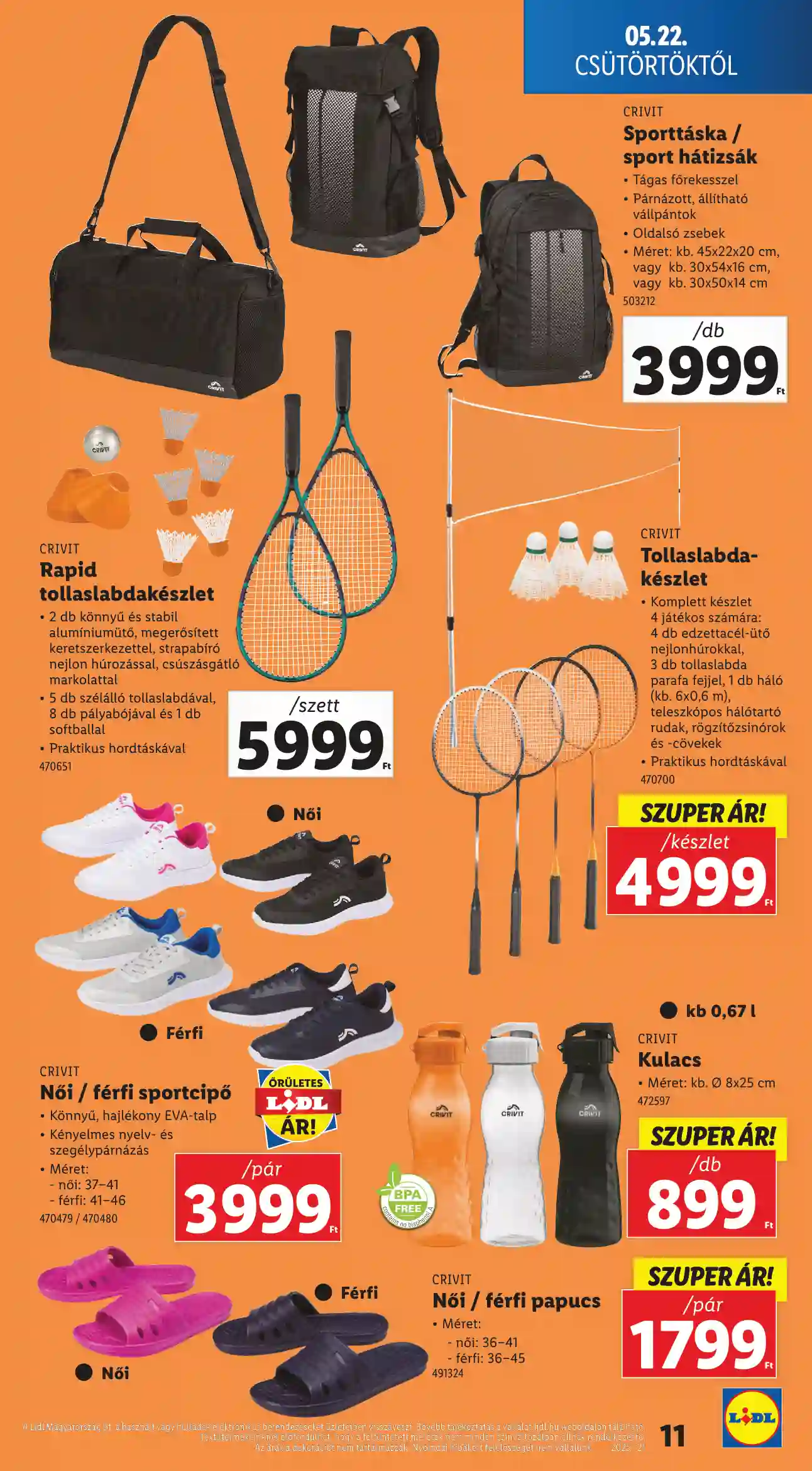 Lidl akciós újság 21. hét (Érvényes 05.22-től) (3 oldal)