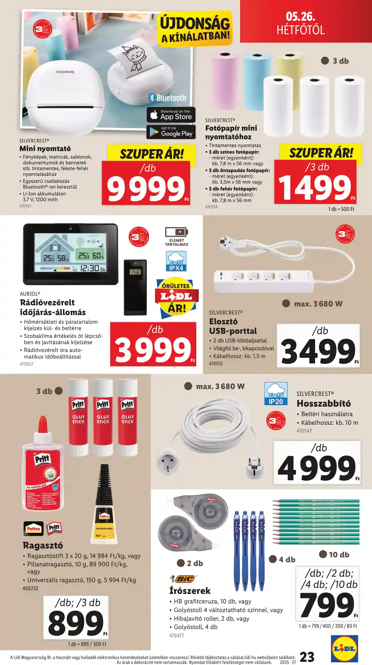 Lidl akciós újság 21. hét (Érvényes 05.22-től) (16 oldal)