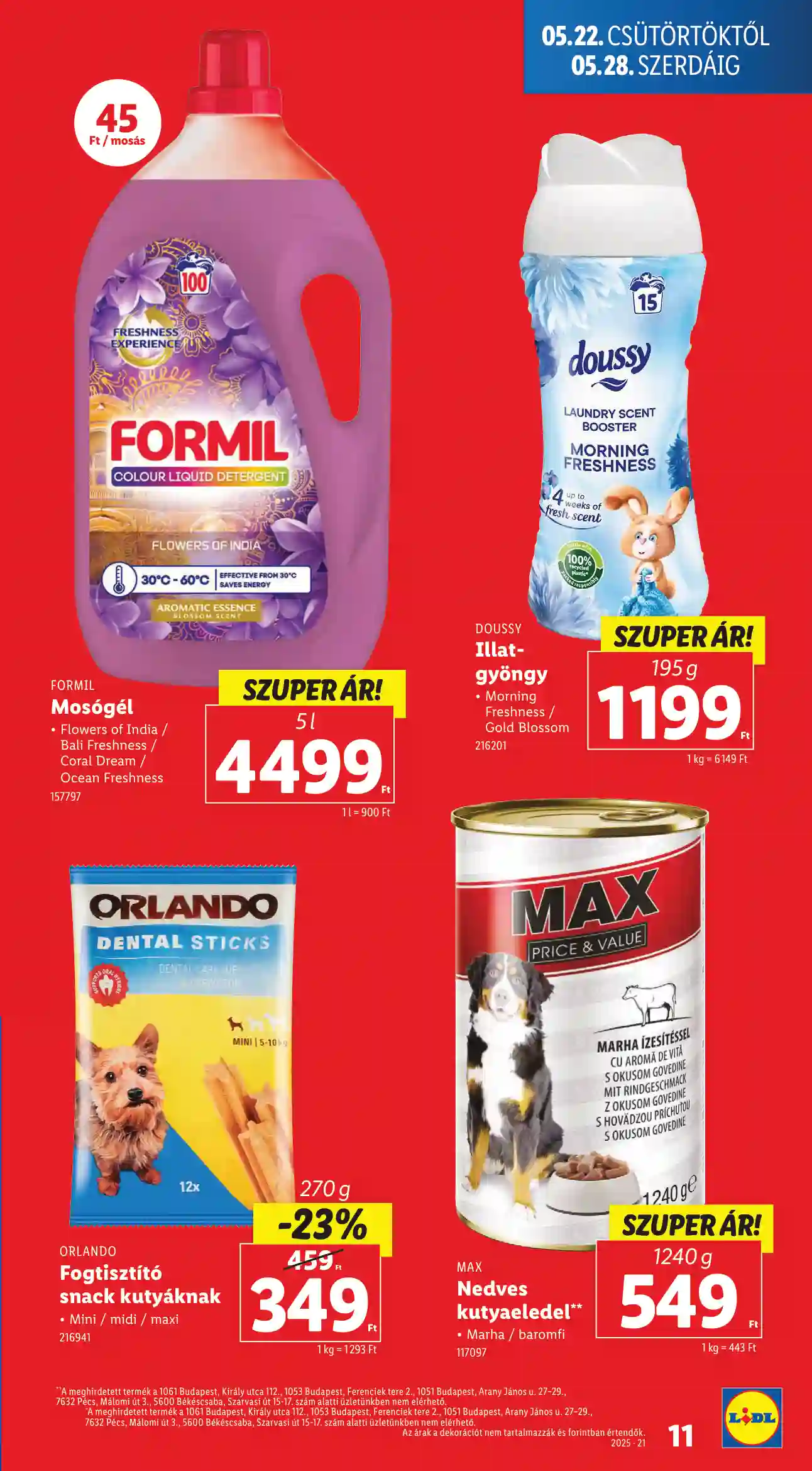 Lidl akciós újság 21. hét (Érvényes 05.22-től) (3 oldal)
