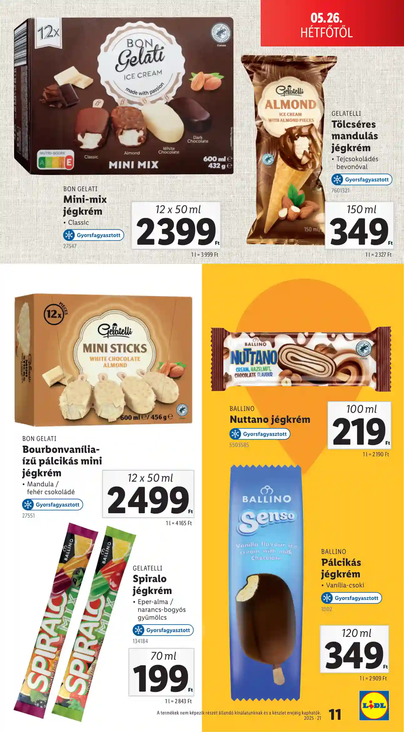 Lidl akciós újság 22. hét (Érvényes 05.26-tól) (3 oldal)