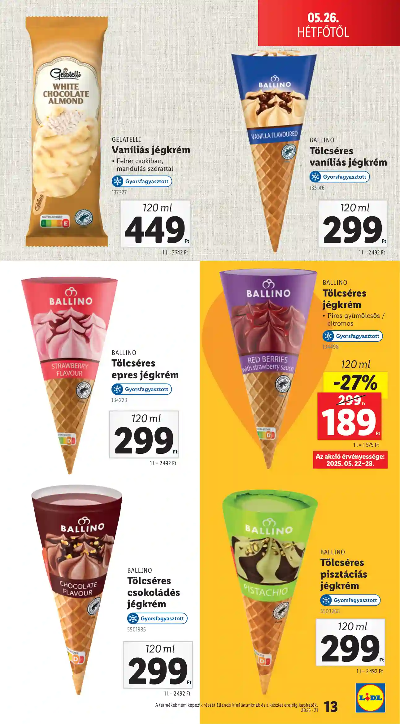 Lidl akciós újság 22. hét (Érvényes 05.26-tól) (5 oldal)