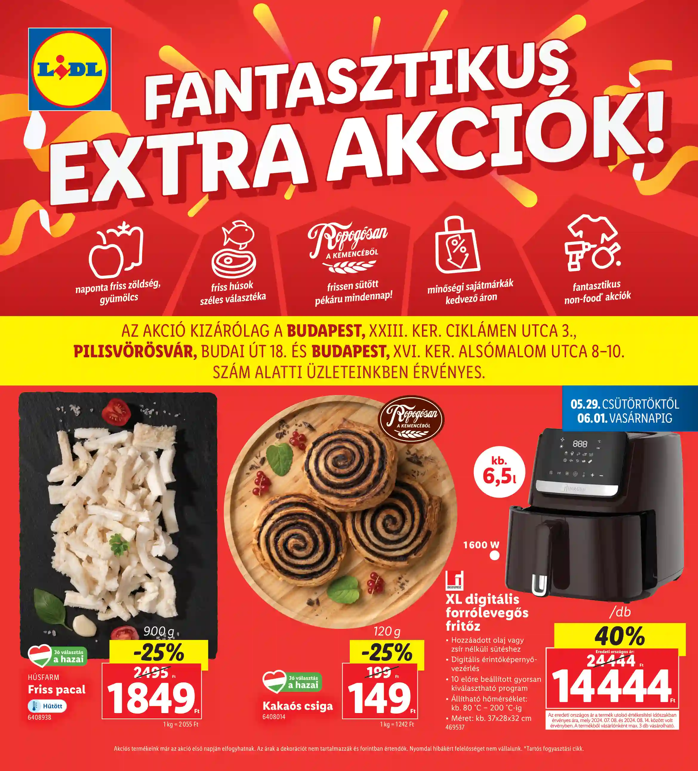 LIDL Regionális akciók 22.hét
