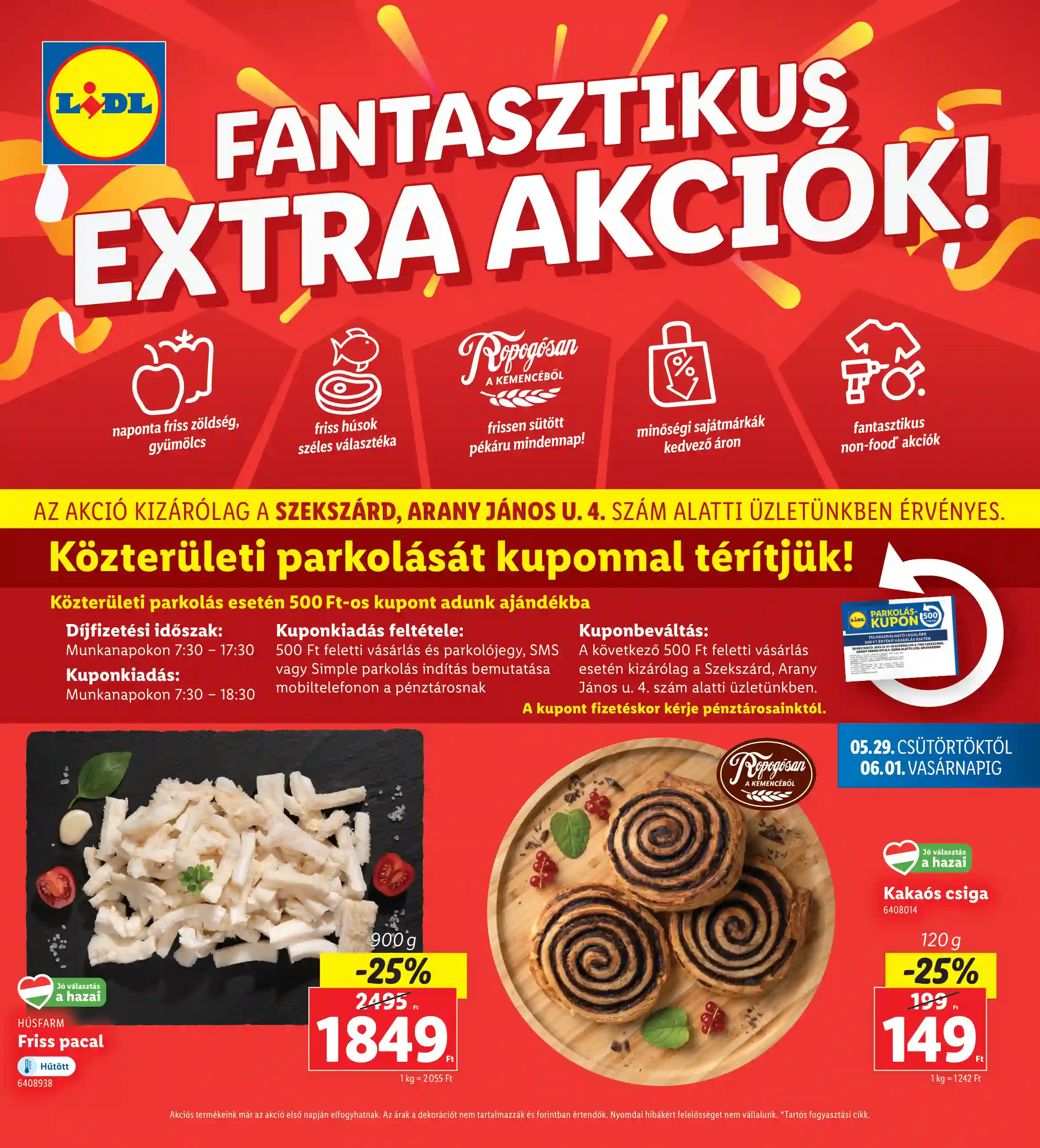 LIDL Regionális akciók – Szekszárd 22.hét