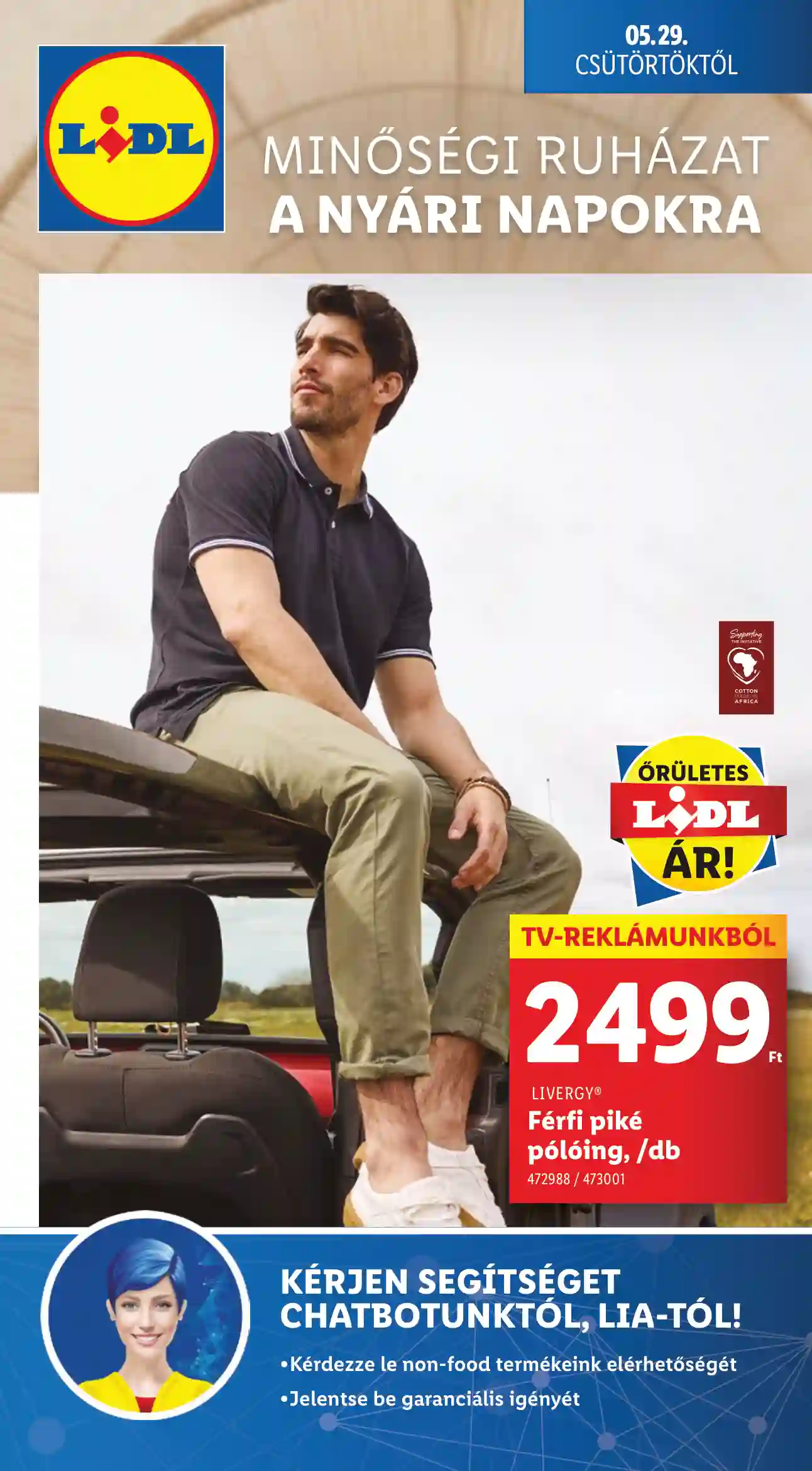 Lidl akciós újság 22. hét (Érvényes 05.29-től) (1 oldal)