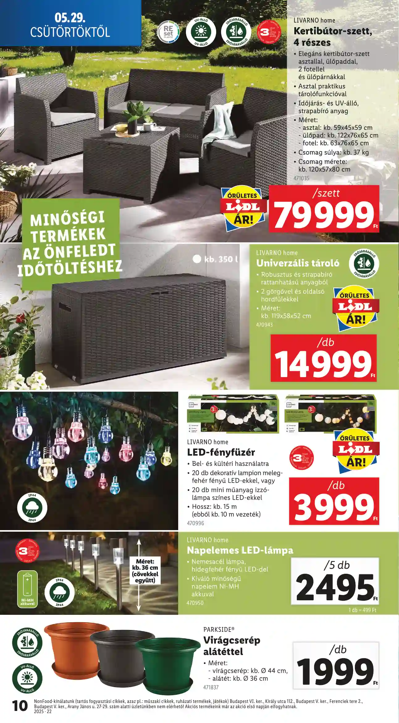 Lidl akciós újság 22. hét (Érvényes 05.29-től) (21 oldal)