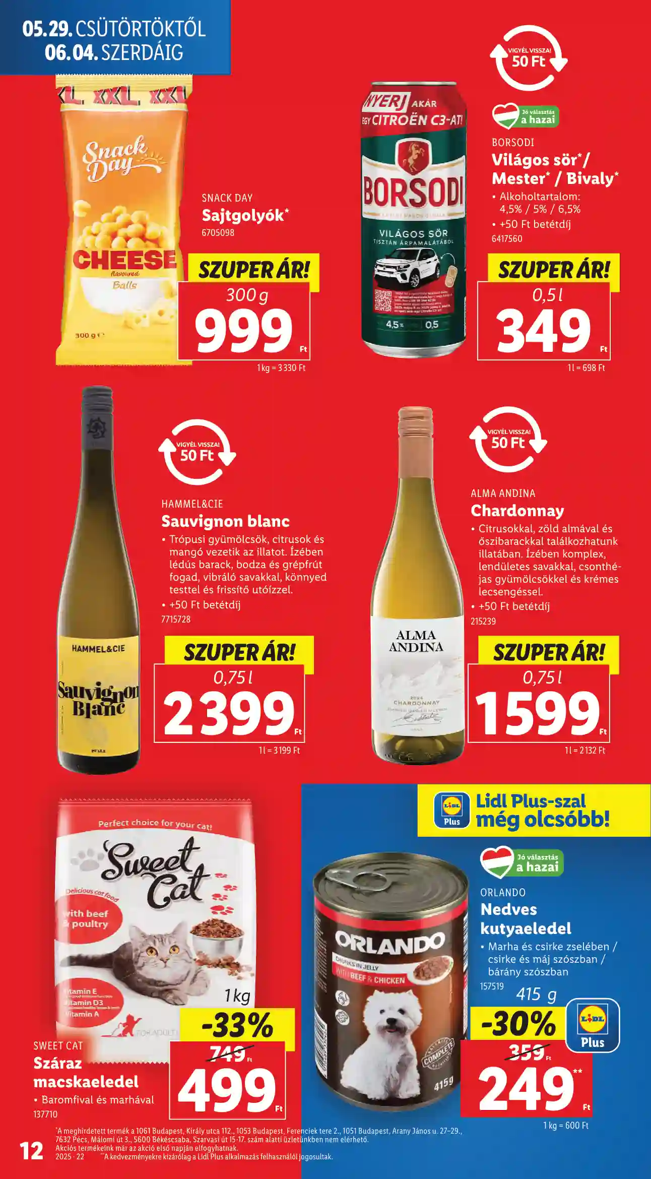 Lidl akciós újság 22. hét (Érvényes 05.29-től) (4 oldal)
