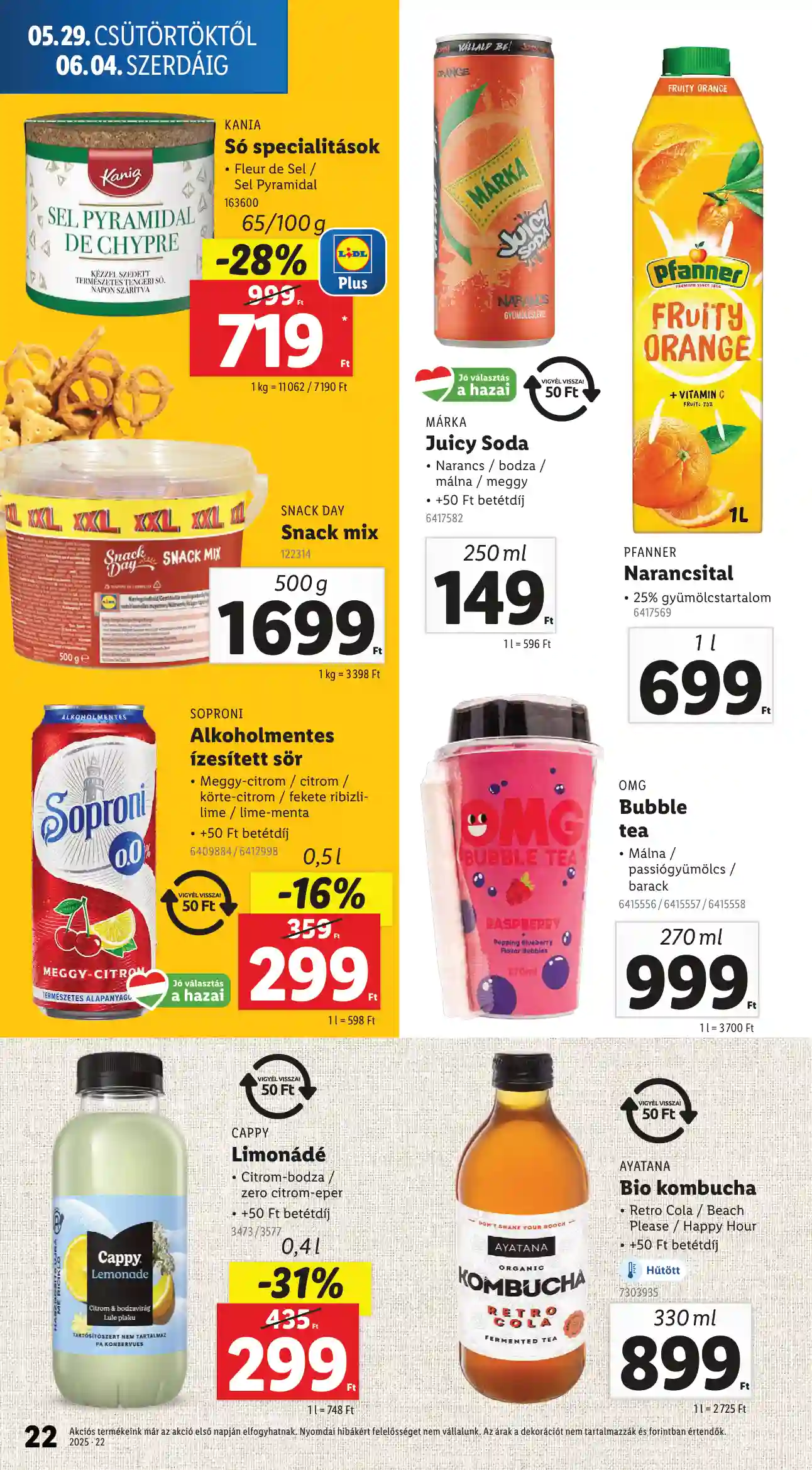 Lidl akciós újság 22. hét (Érvényes 05.29-től) (15 oldal)