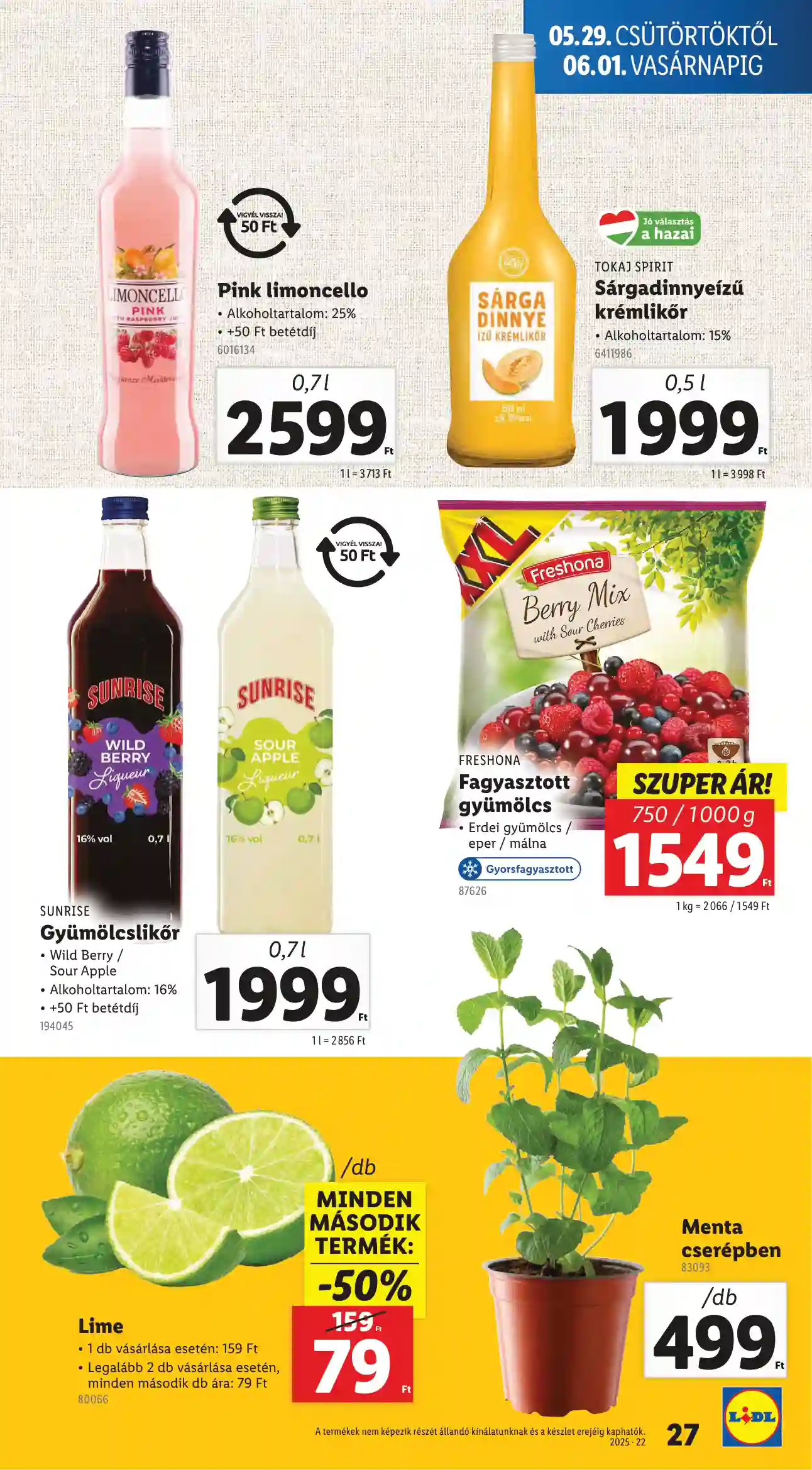 Lidl akciós újság 22. hét (Érvényes 05.29-től) (20 oldal)