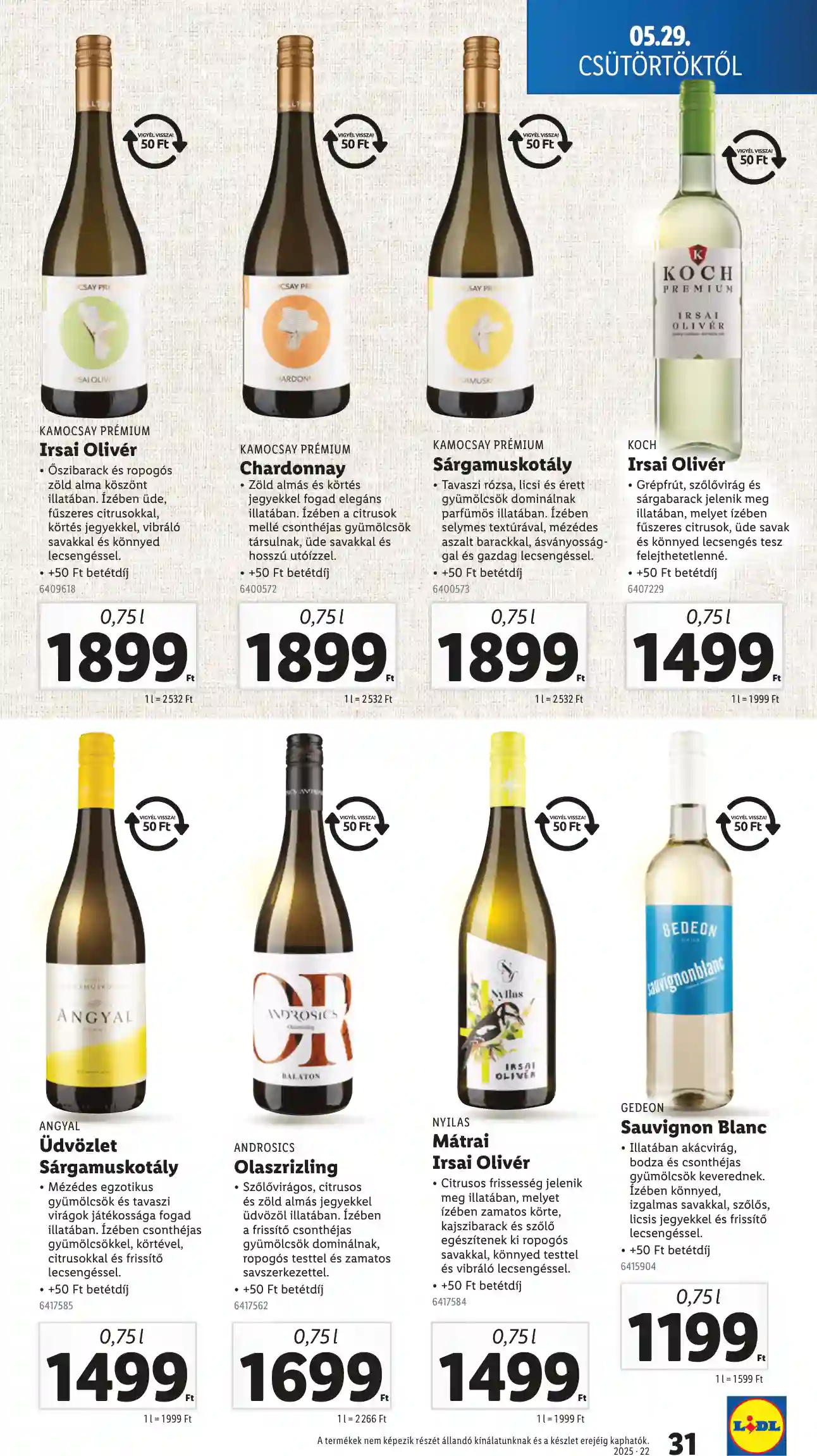 Lidl akciós újság 22. hét (Érvényes 05.29-től) (25 oldal)