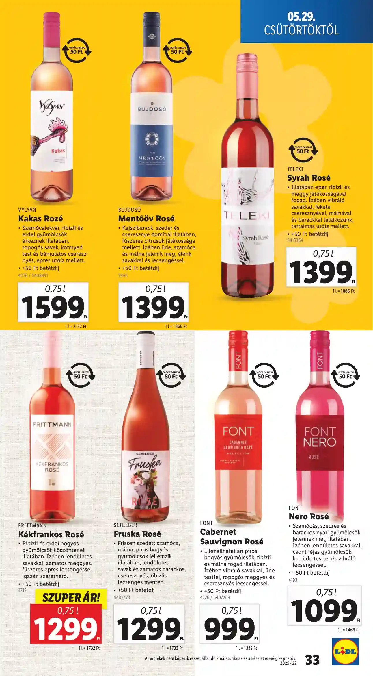 Lidl akciós újság 22. hét (Érvényes 05.29-től) (27 oldal)