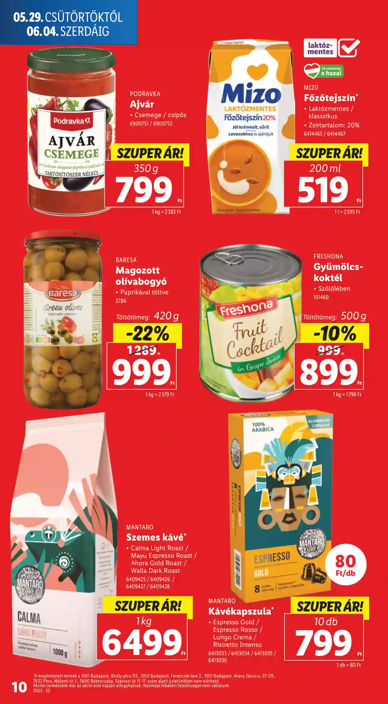 Lidl akciós újság 22. hét (Érvényes 05.29-től) (72 oldal)