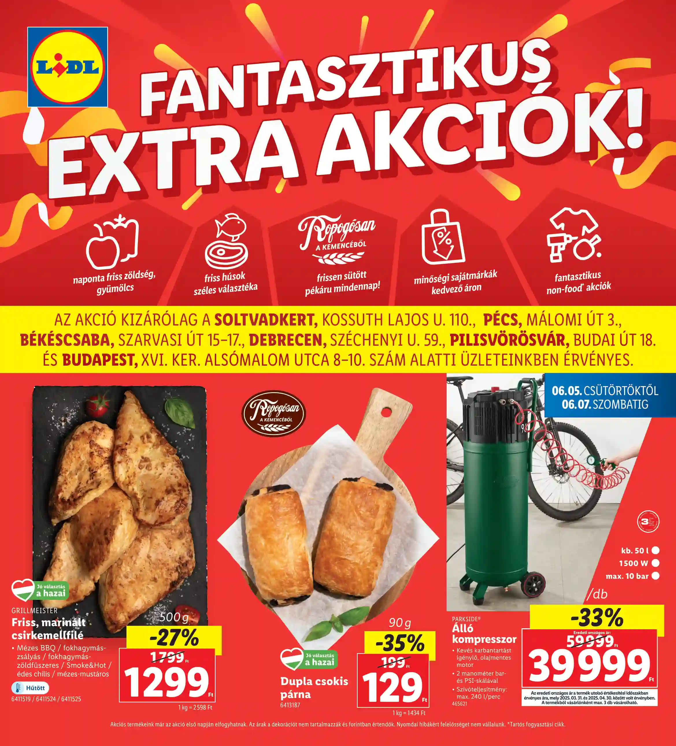 LIDL Regionális akciók 23.hét