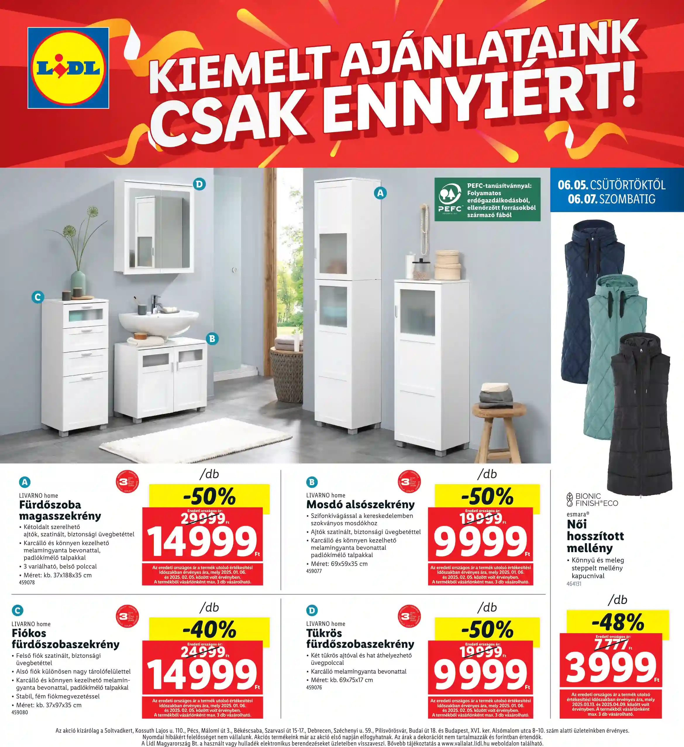 Lidl akciós újság 23. hét (Regionális akciók) (4 oldal)