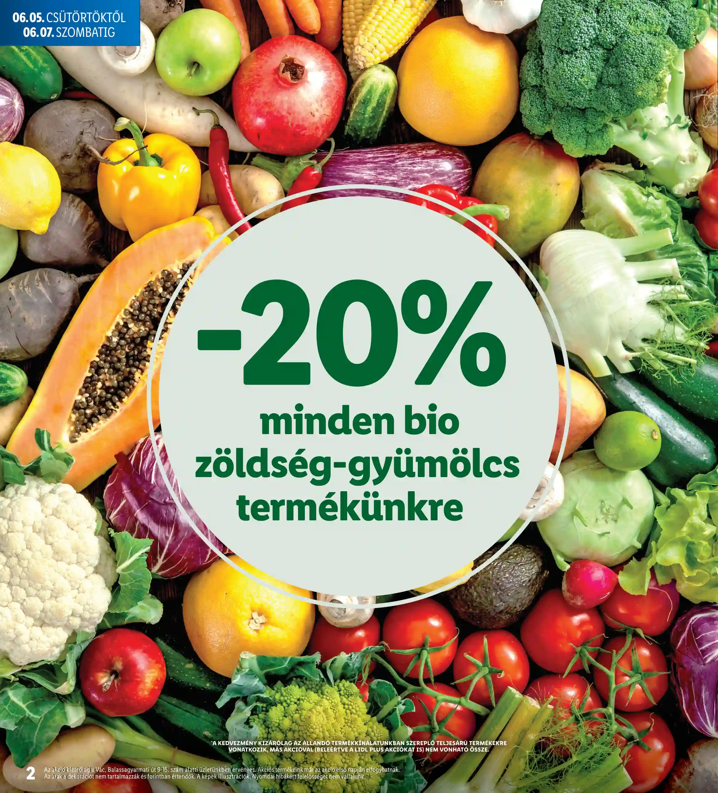 Lidl akciós újság 23. hét (Nyitási akciók – Vác) (2 oldal)
