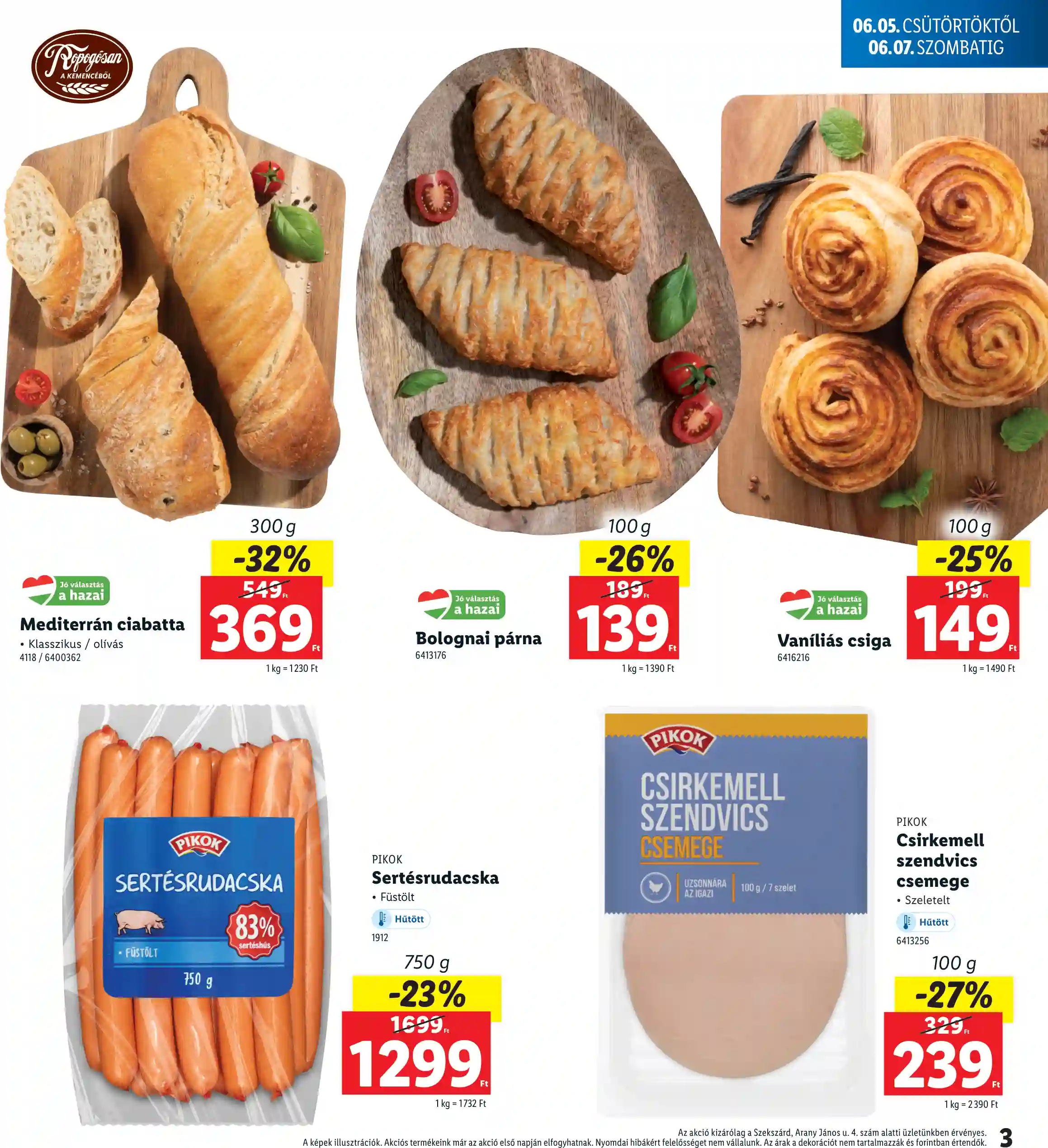 Lidl akciós újság 23. hét (Regionális akciók – Szekszárd) (3 oldal)