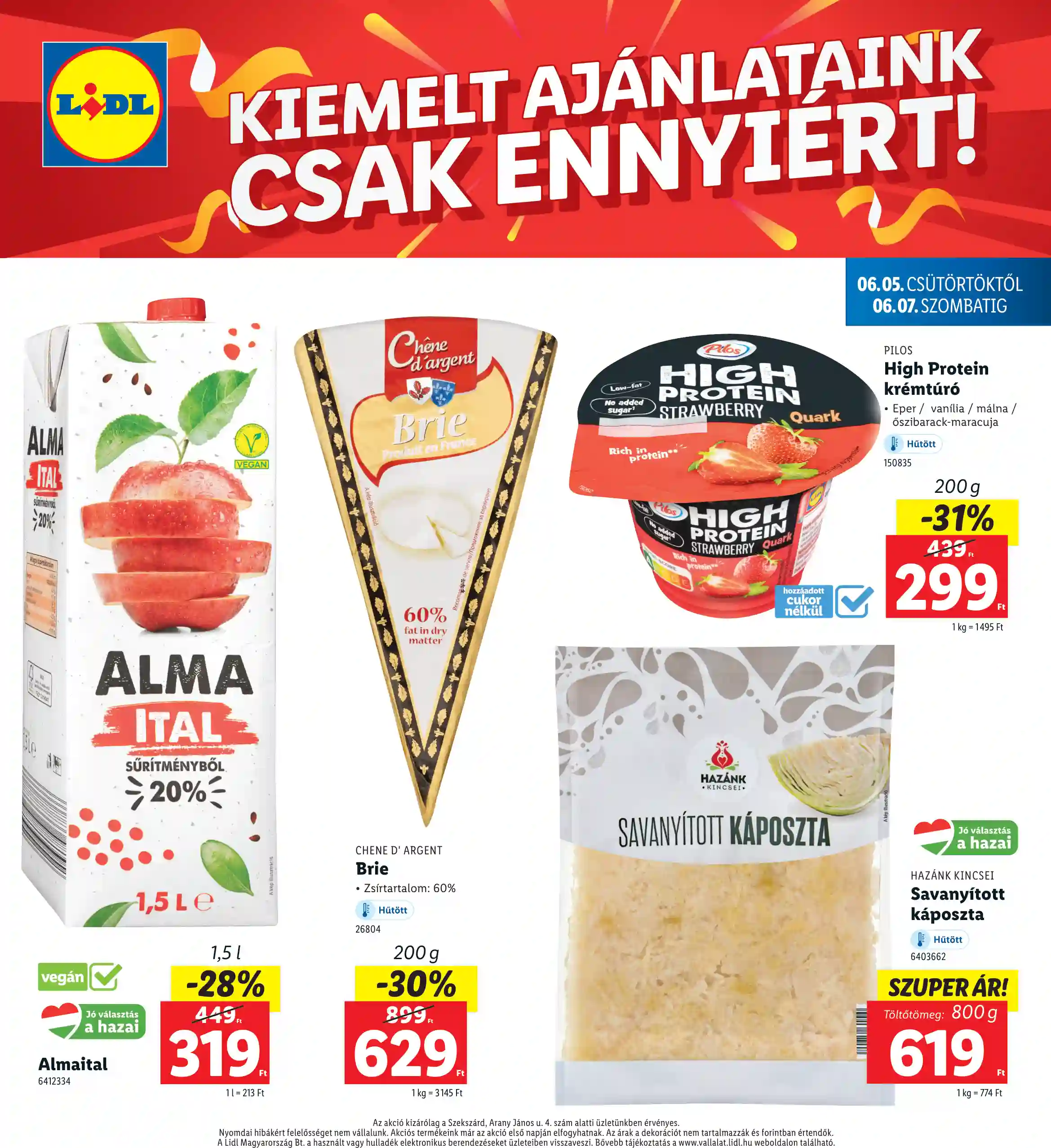 Lidl akciós újság 23. hét (Regionális akciók – Szekszárd) (4 oldal)