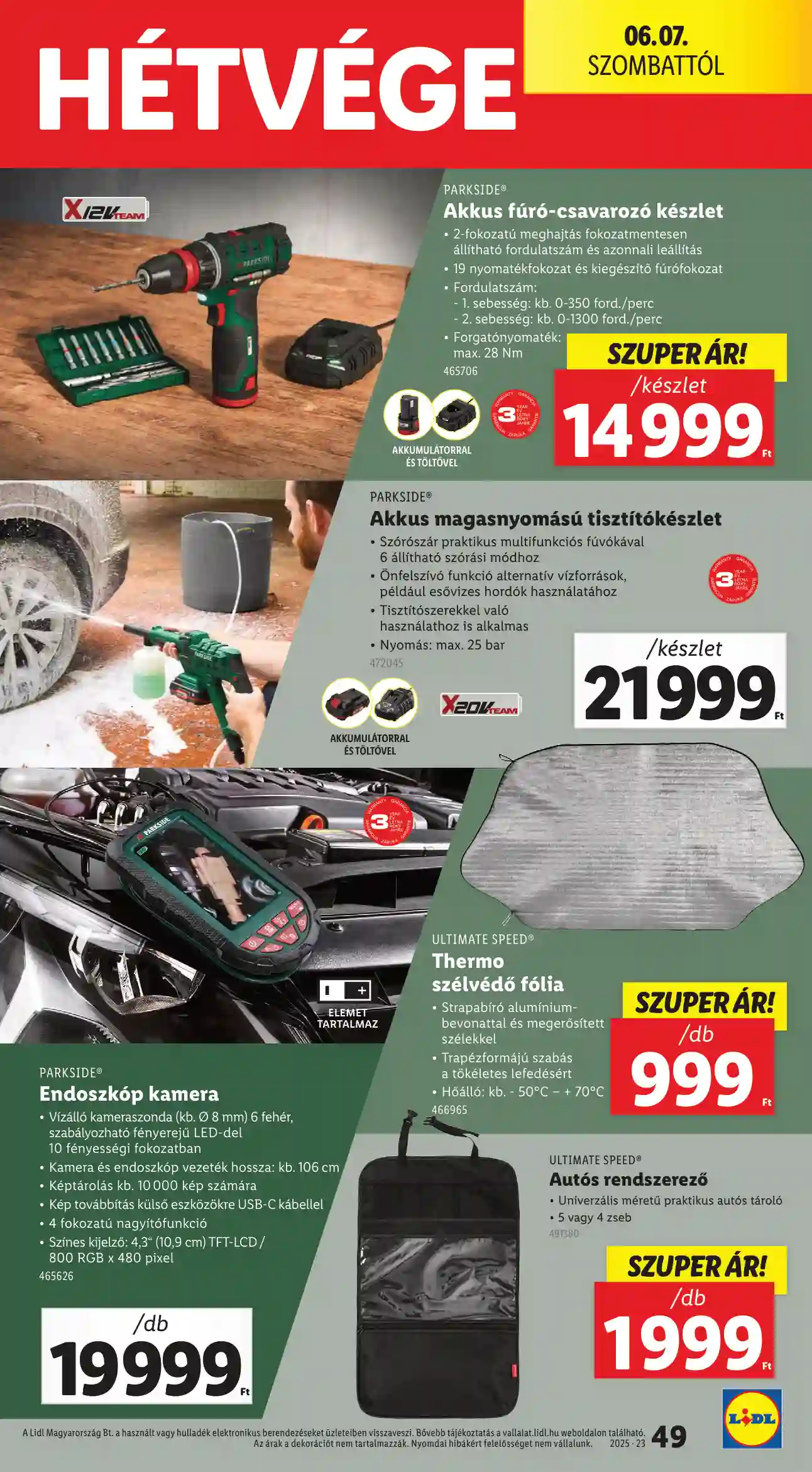 Lidl akciós újság 23. hét (Érvényes 06.05-től) (44 oldal)