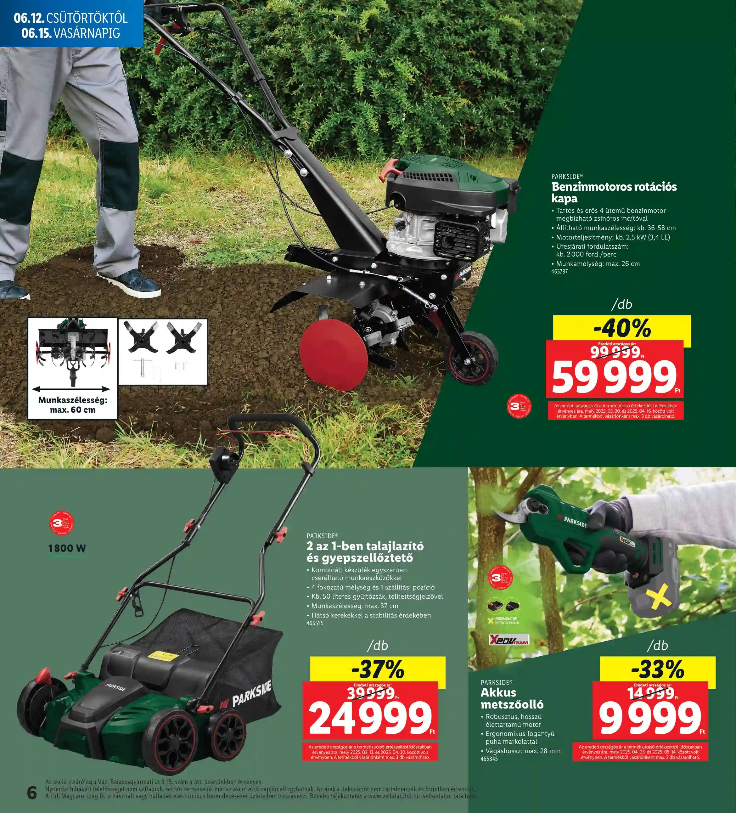 Lidl akciós újság 24. hét (Regionális akciók – Vác) (6 oldal)