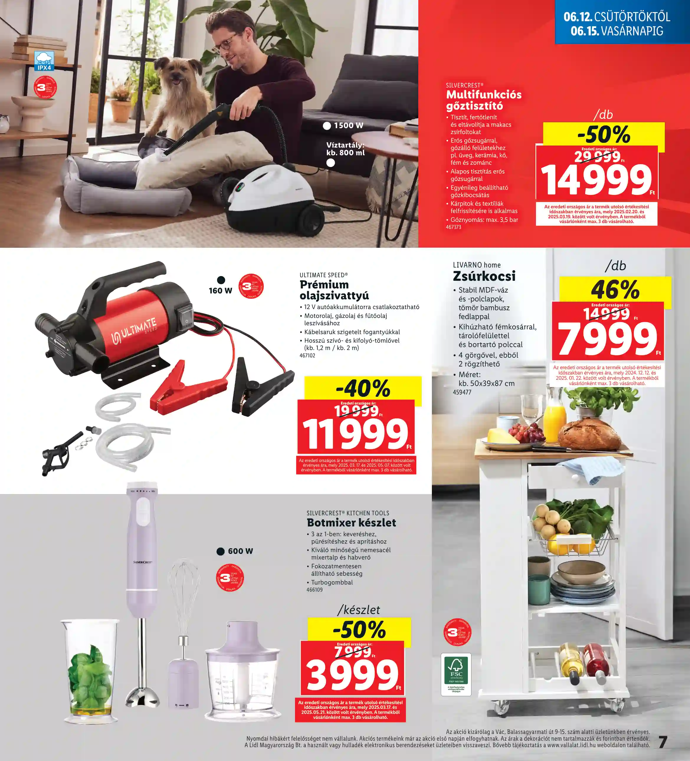 Lidl akciós újság 24. hét (Regionális akciók – Vác) (7 oldal)