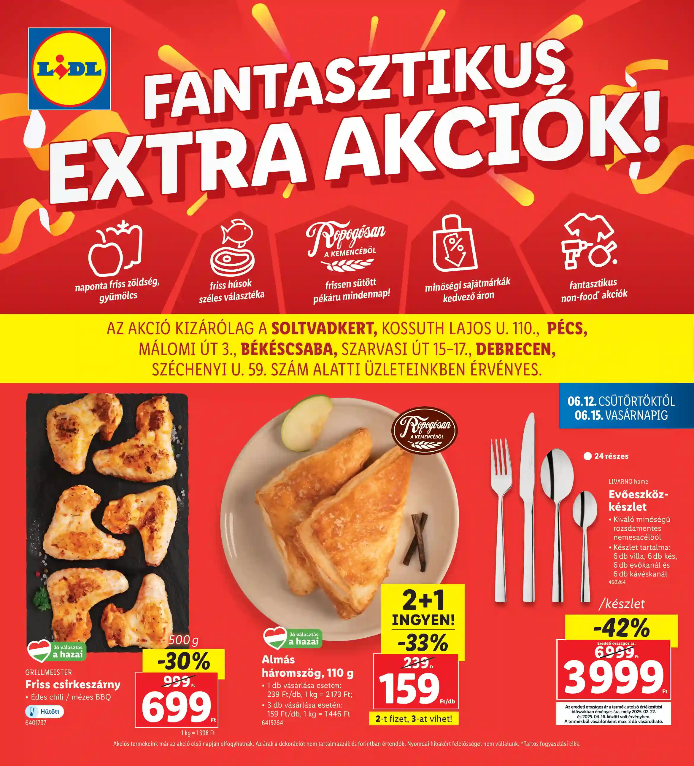 LIDL Regionális akciók 24.hét