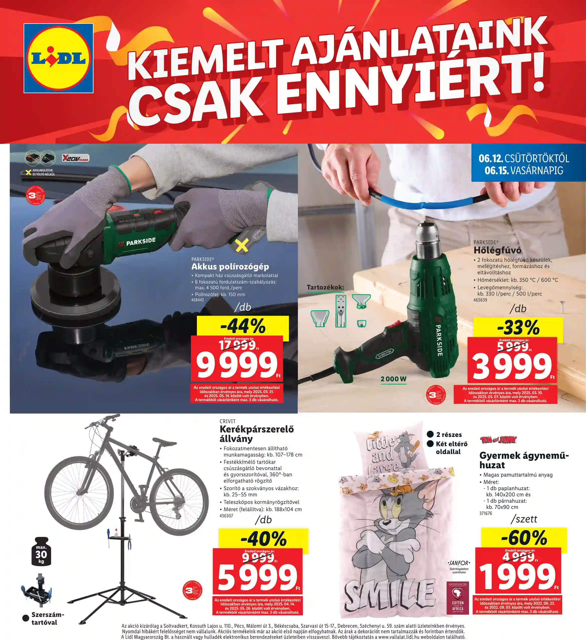 Lidl akciós újság 24. hét (Regionális akciók) (4 oldal)