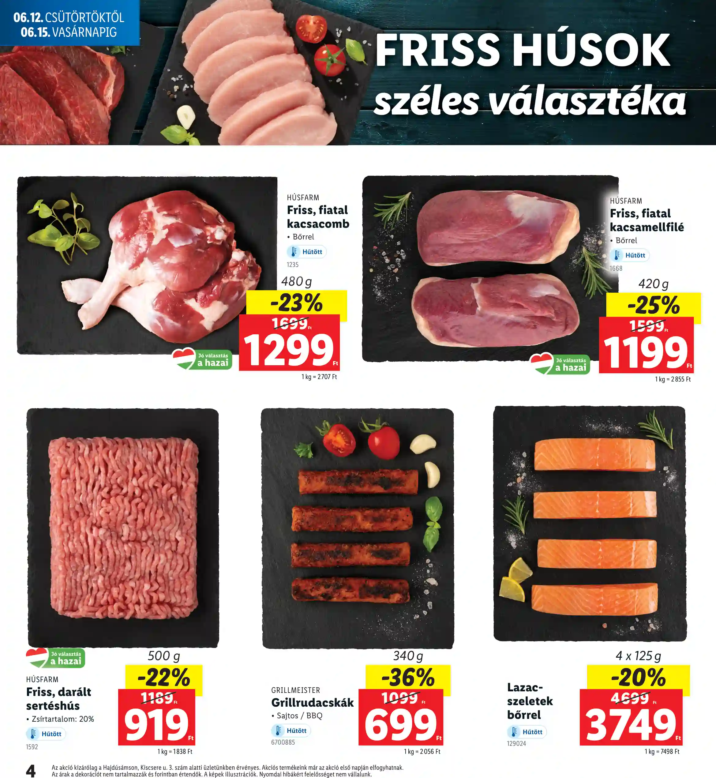 Lidl akciós újság 24. hét (Nyitási akciók – Hajdúsámson) (6 oldal)