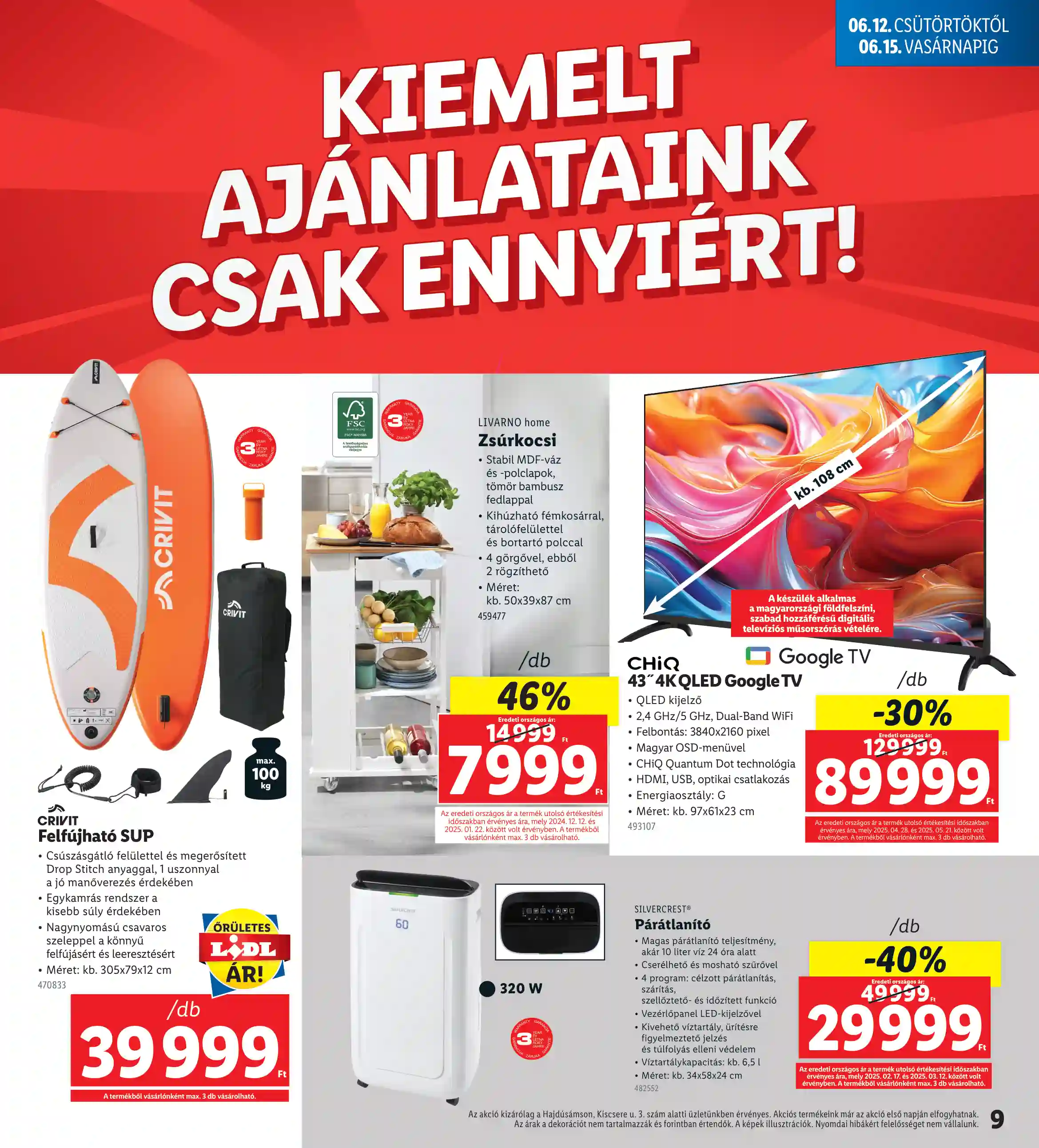 Lidl akciós újság 24. hét (Nyitási akciók – Hajdúsámson) (11 oldal)