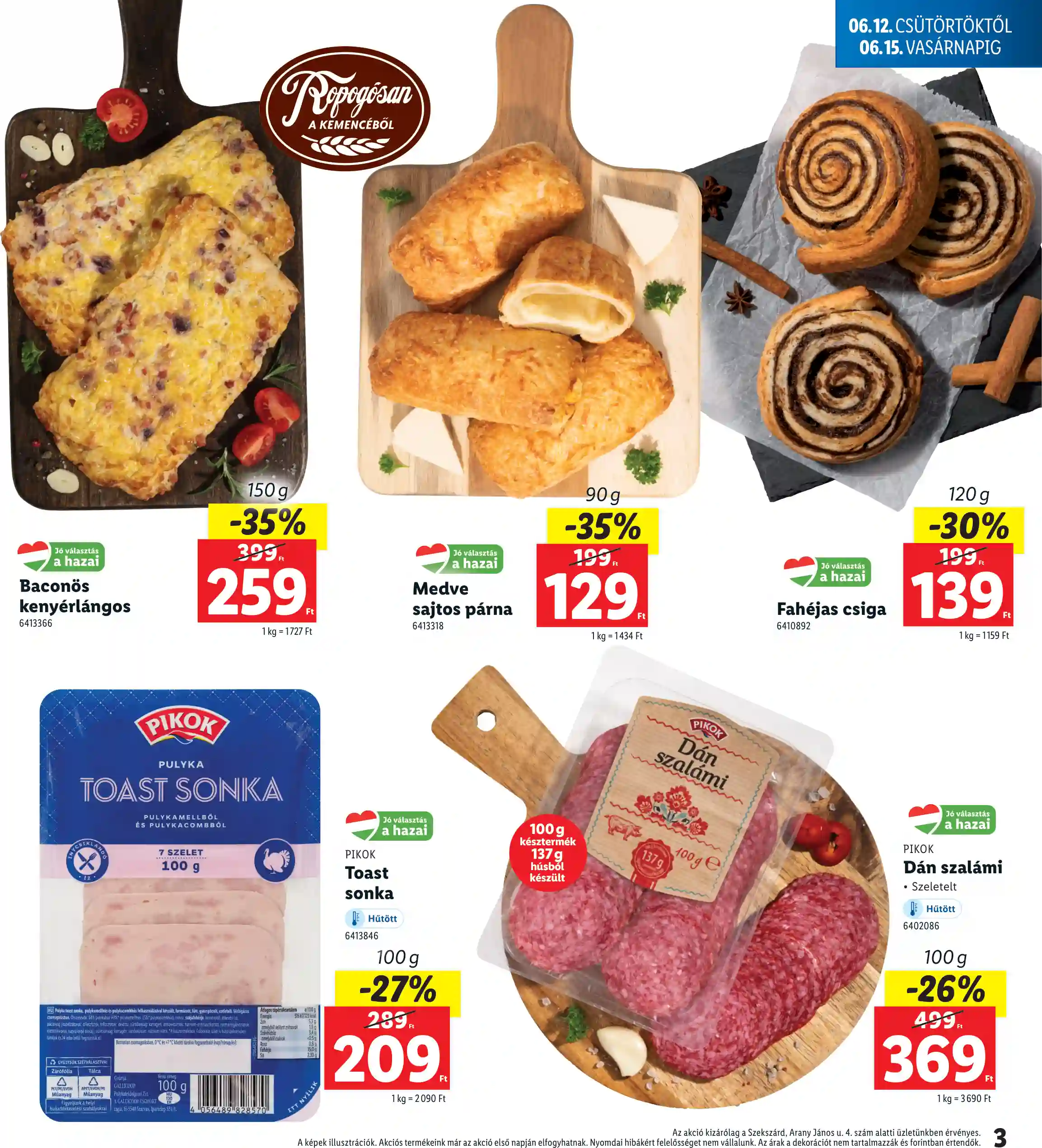 Lidl akciós újság 24. hét (Regionális akciók – Szekszárd) (3 oldal)