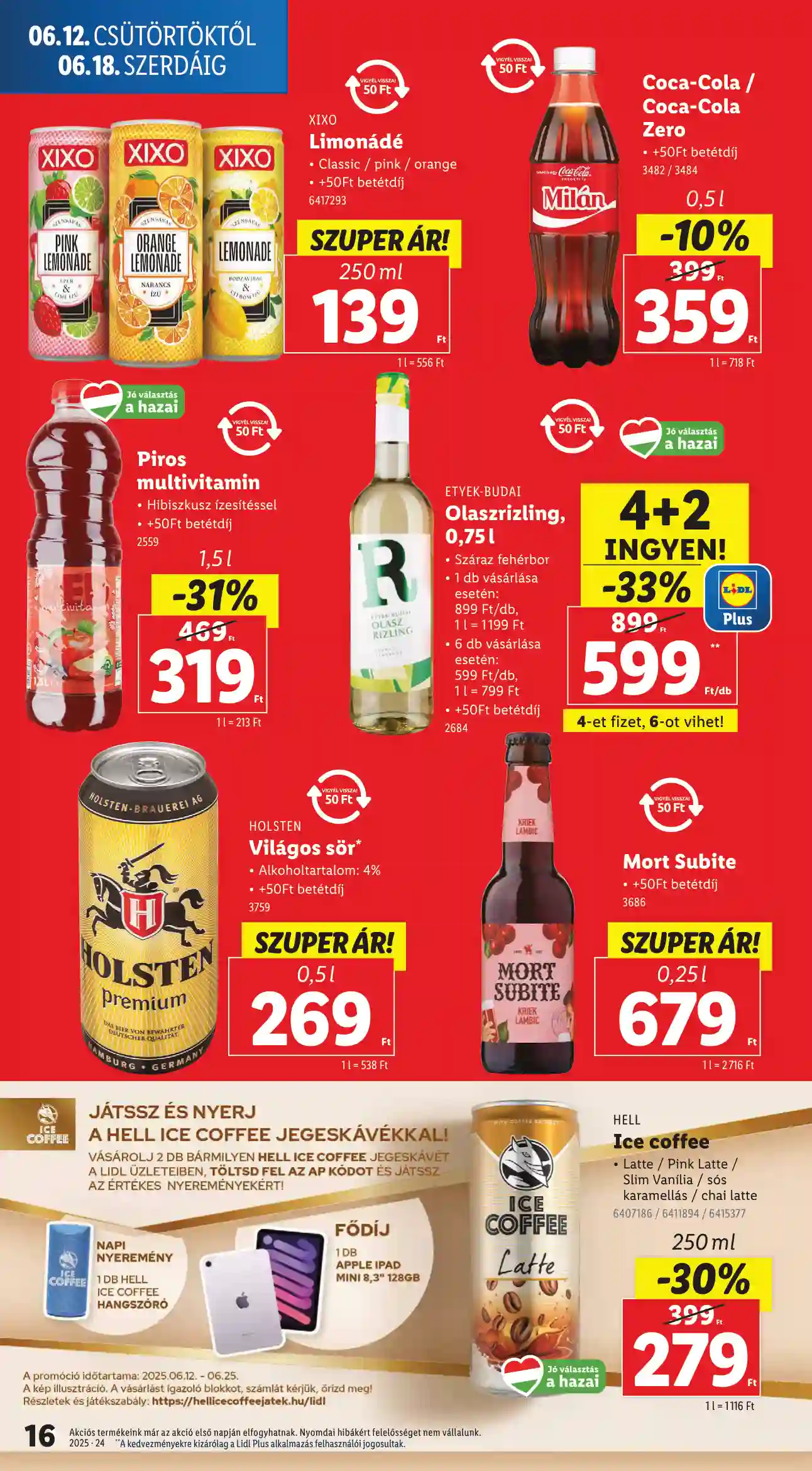 Lidl akciós újság 24. hét (Érvényes 06.12-től) (8 oldal)