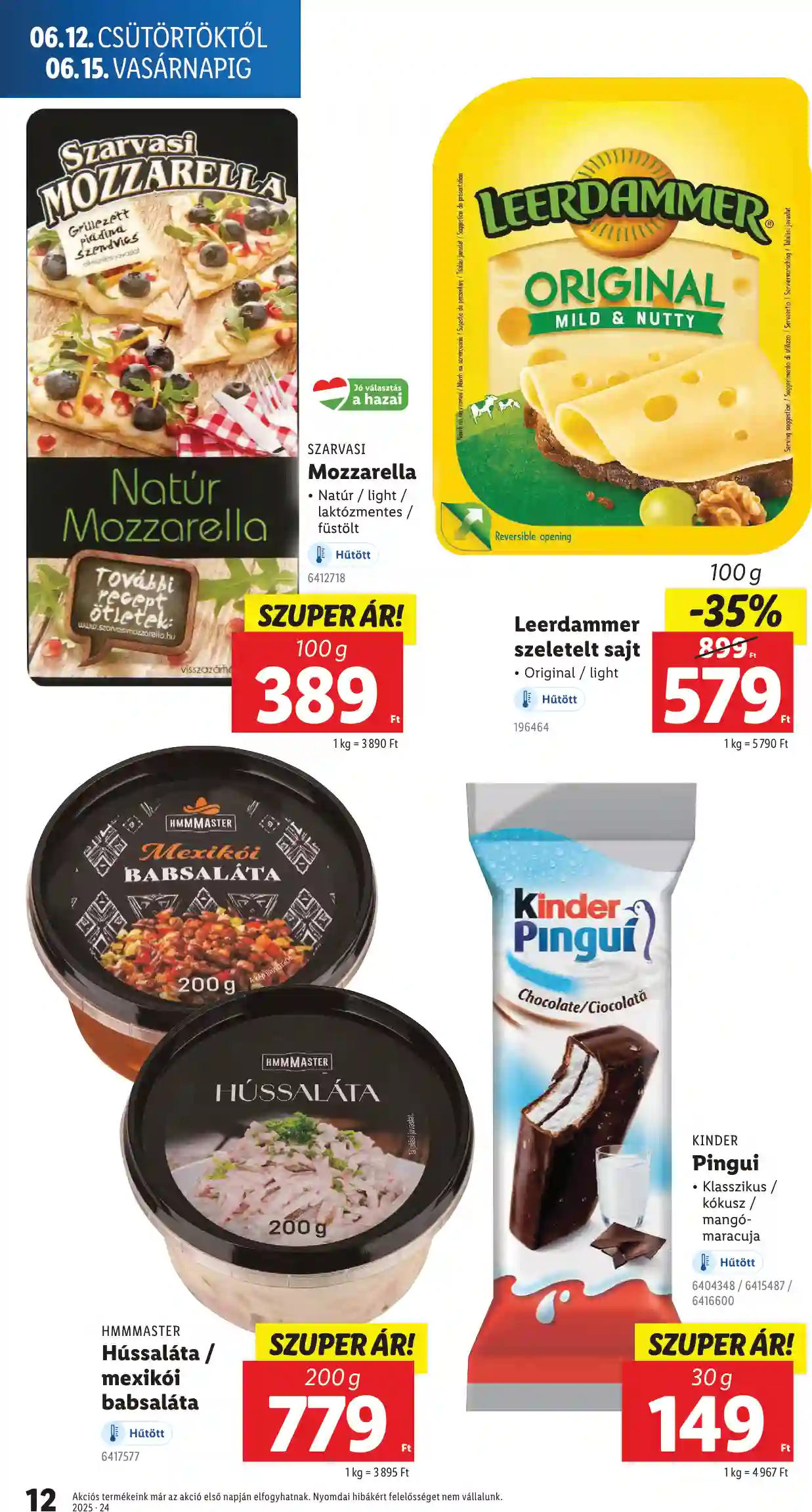 Lidl akciós újság 24. hét (Érvényes 06.12-től) (4 oldal)