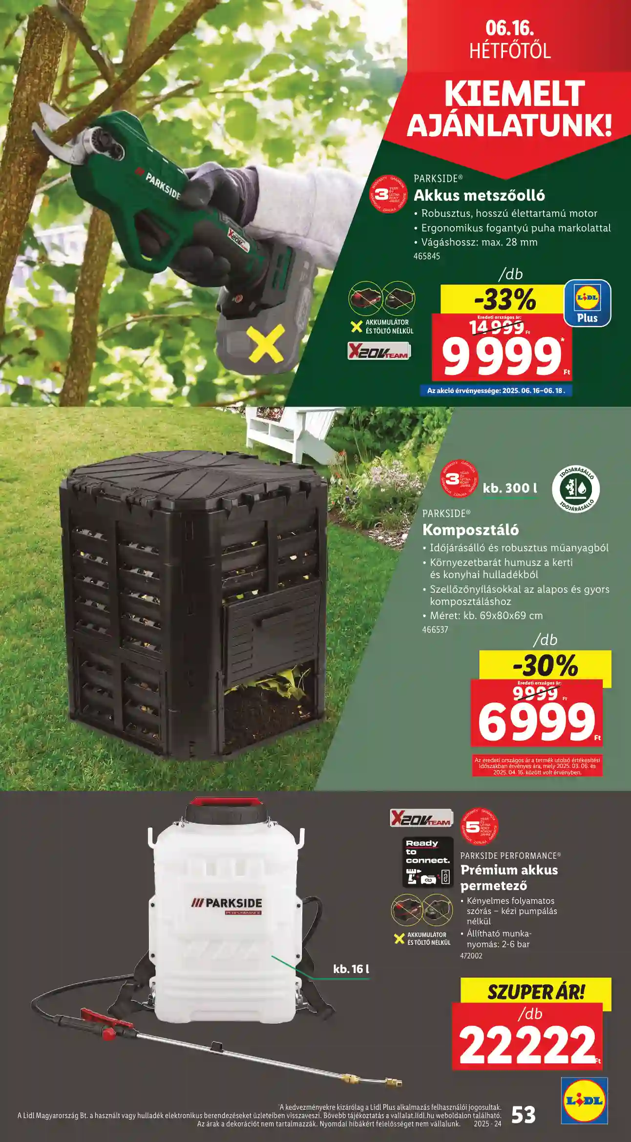 Lidl akciós újság 24. hét (Érvényes 06.12-től) (49 oldal)