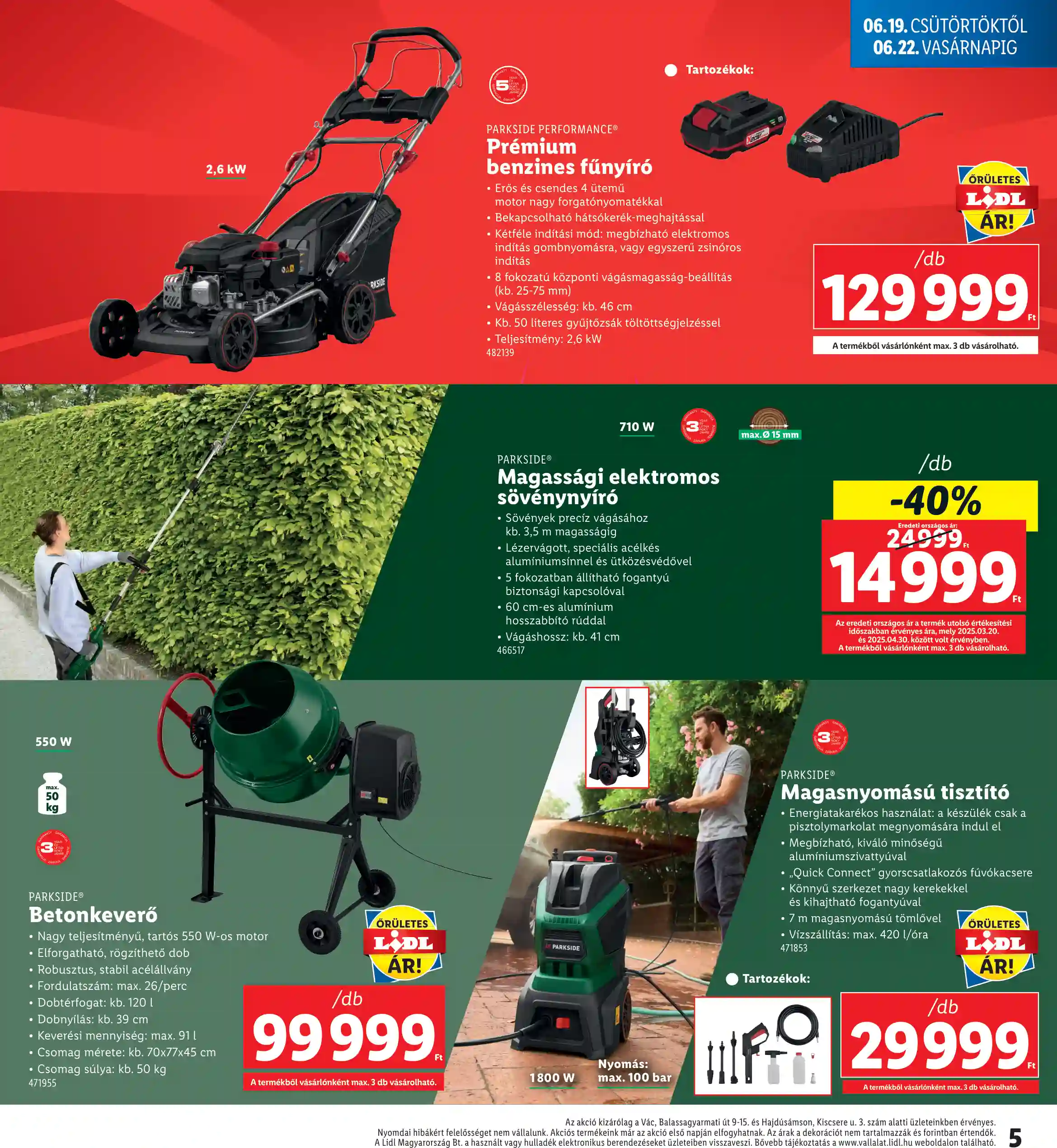 Lidl akciós újság 25. hét (Regionális akciók) (5 oldal)