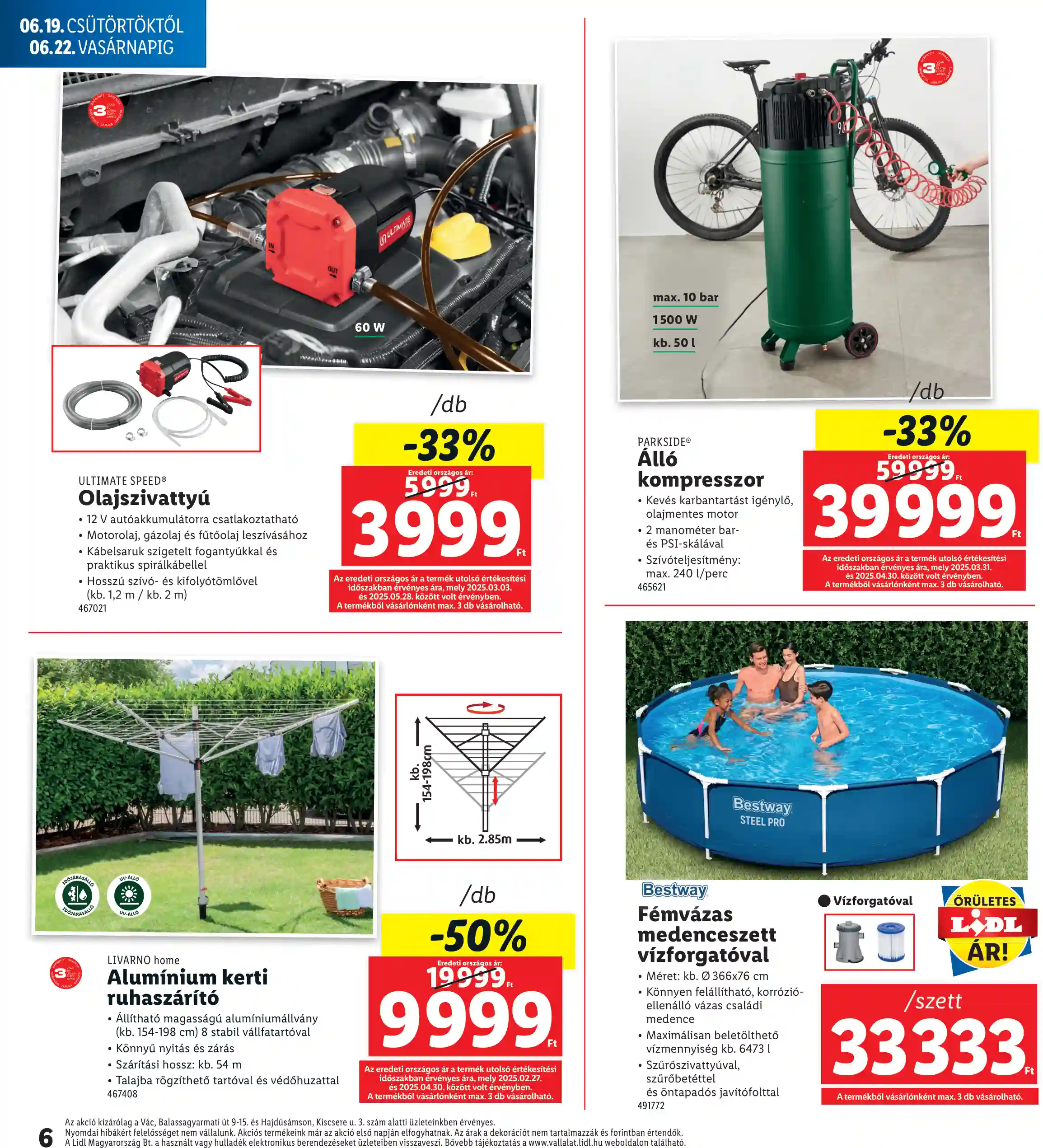 Lidl akciós újság 25. hét (Regionális akciók) (6 oldal)