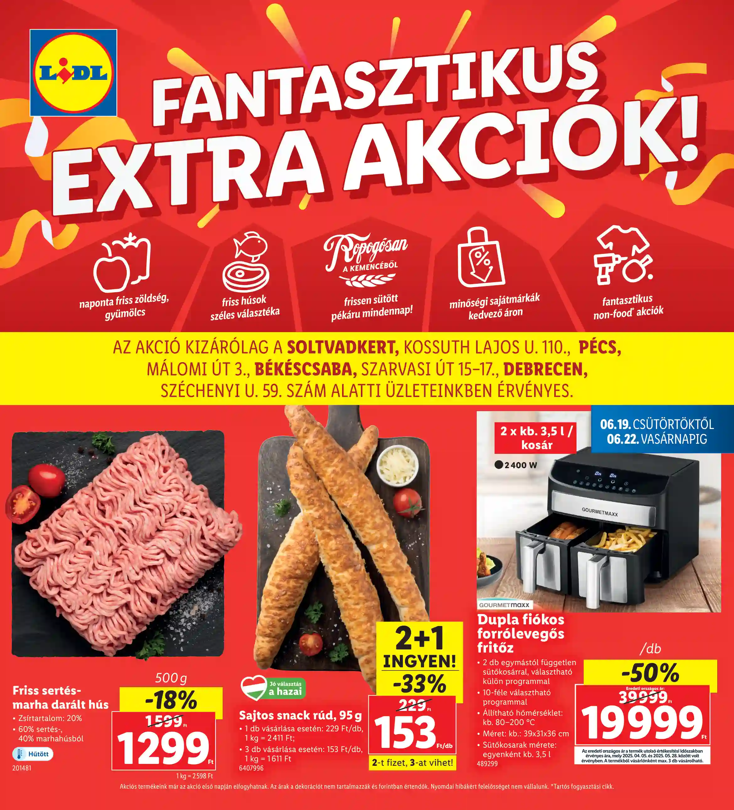 LIDL Regionális akciók 25.hét