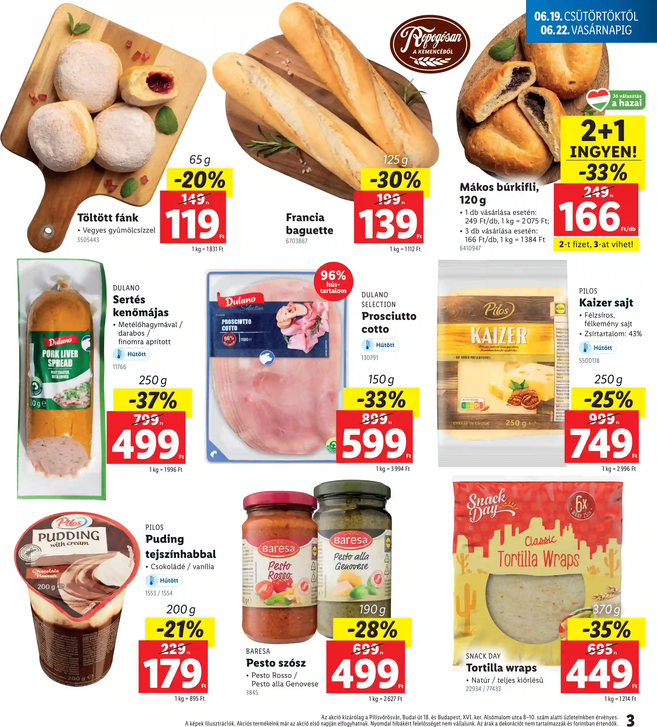Lidl akciós újság 25. hét (Regionális akciók) (3 oldal)