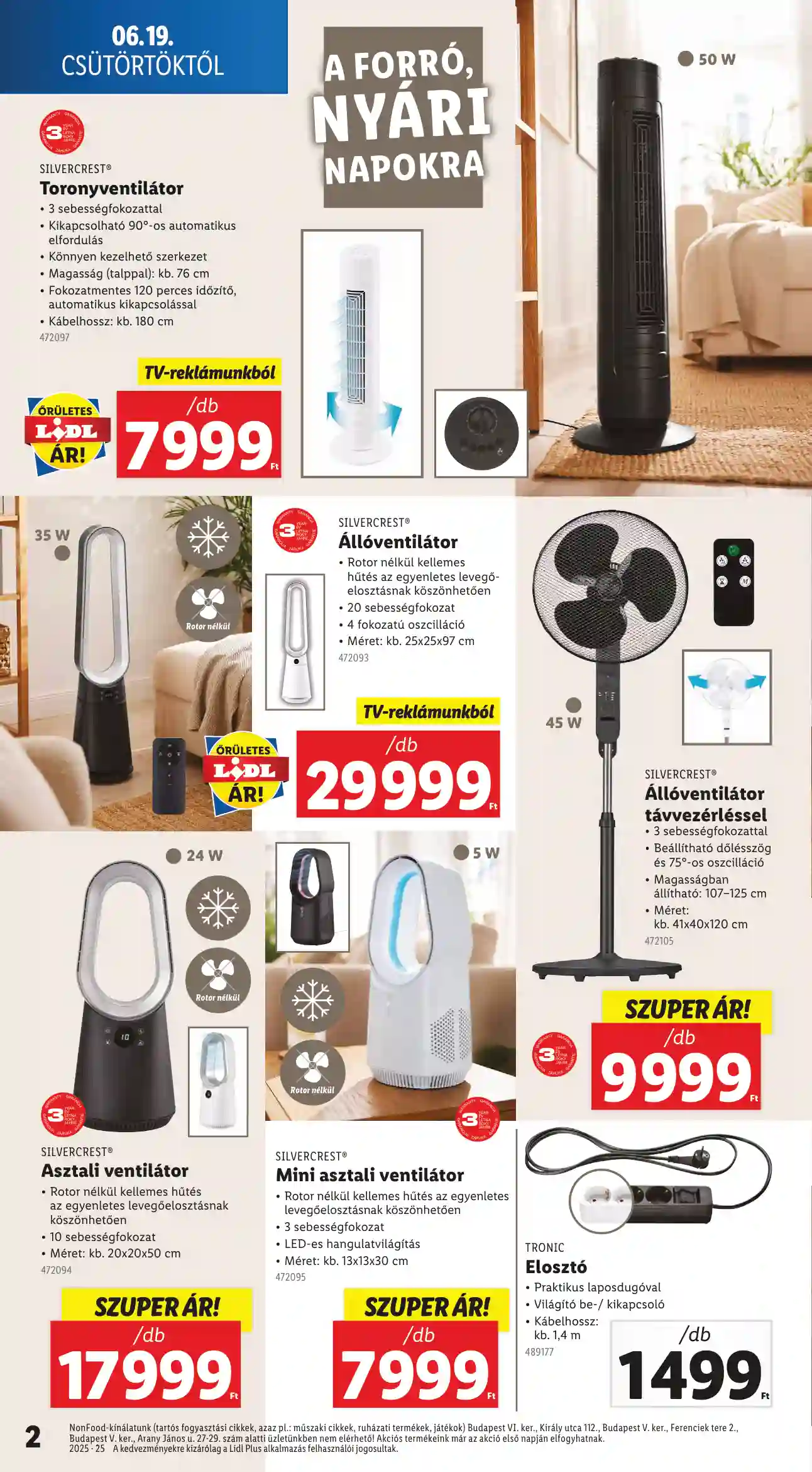 Lidl akciós újság 25. hét (Érvényes 06.19-től) (2 oldal)