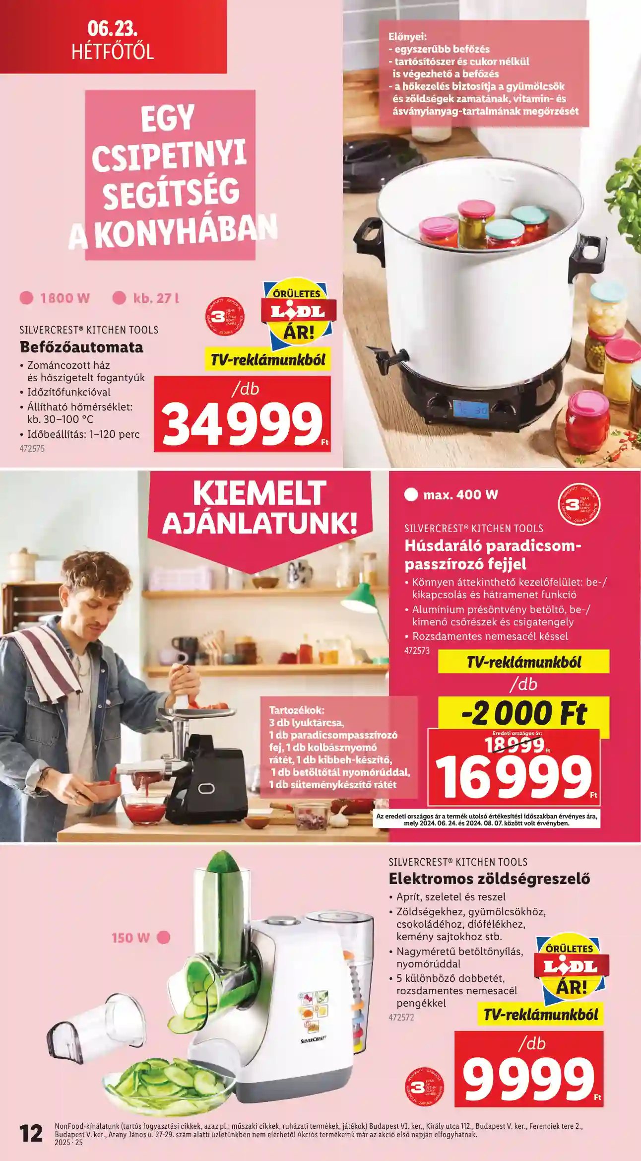 Lidl akciós újság 25. hét (Érvényes 06.19-től) (4 oldal)