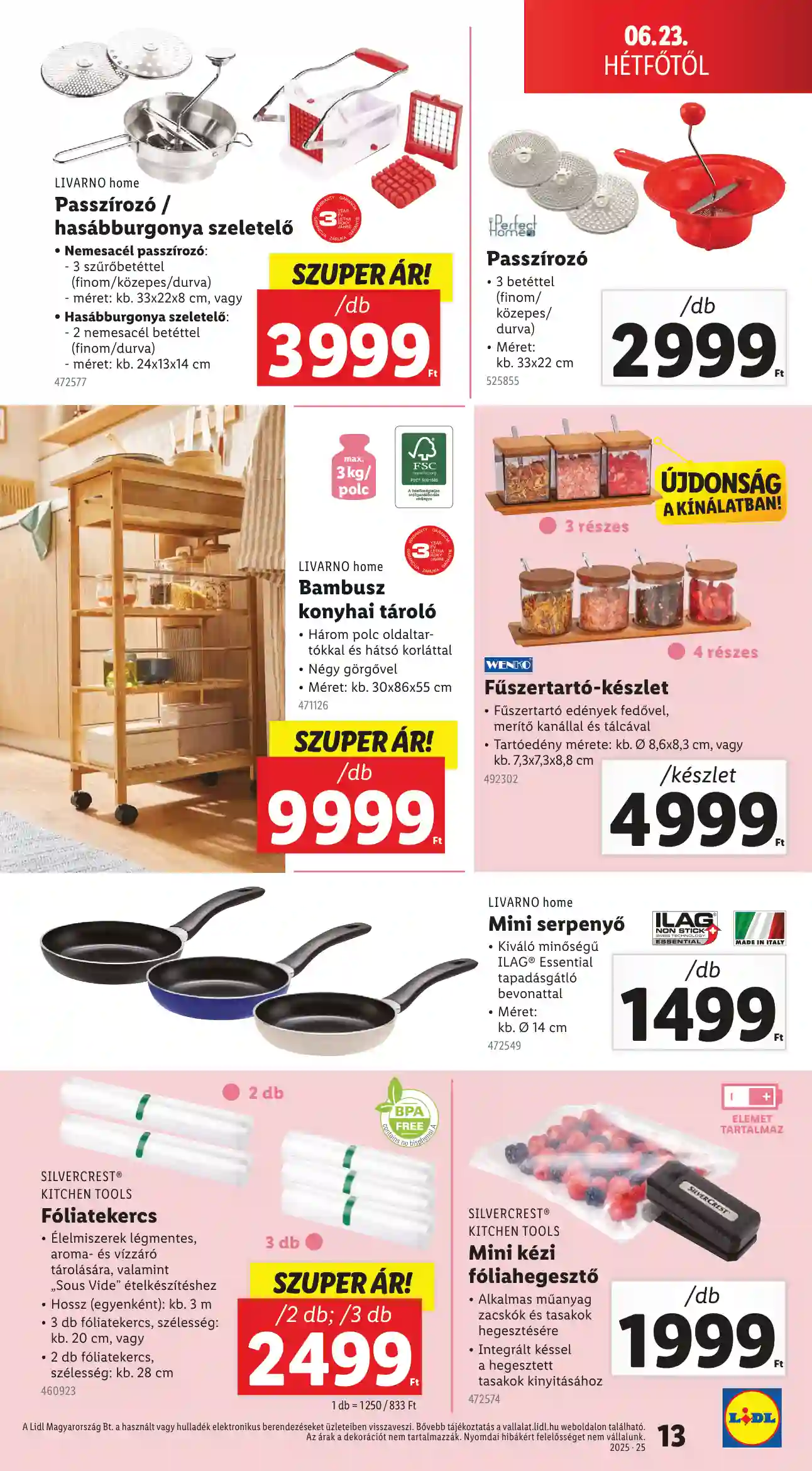 Lidl akciós újság 25. hét (Érvényes 06.19-től) (5 oldal)