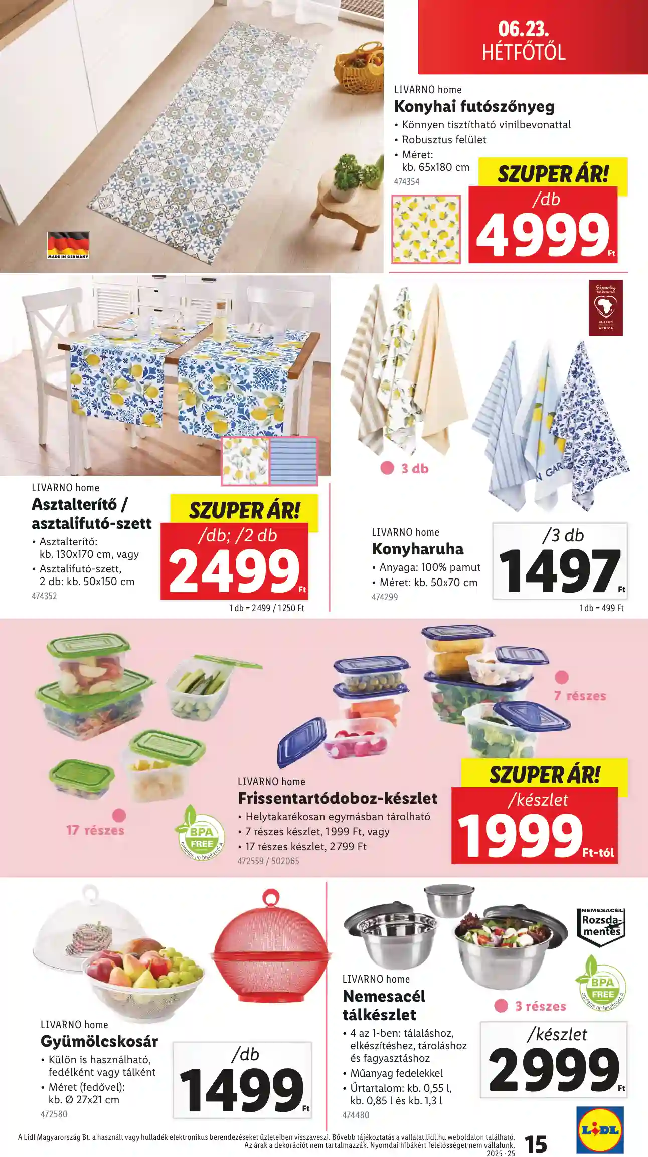 Lidl akciós újság 25. hét (Érvényes 06.19-től) (7 oldal)