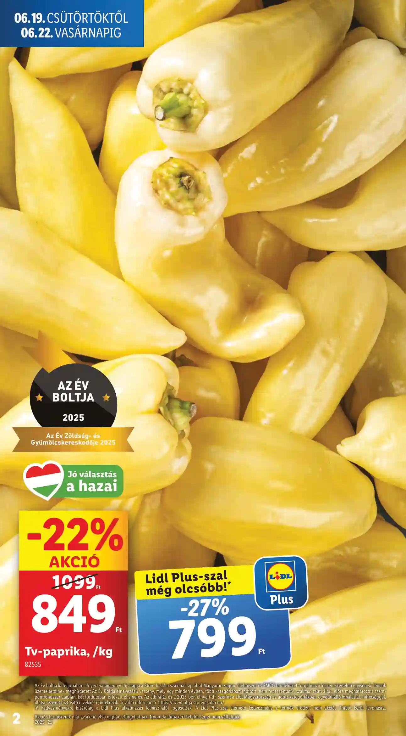 Lidl akciós újság 25. hét (Érvényes 06.19-től) (2 oldal)