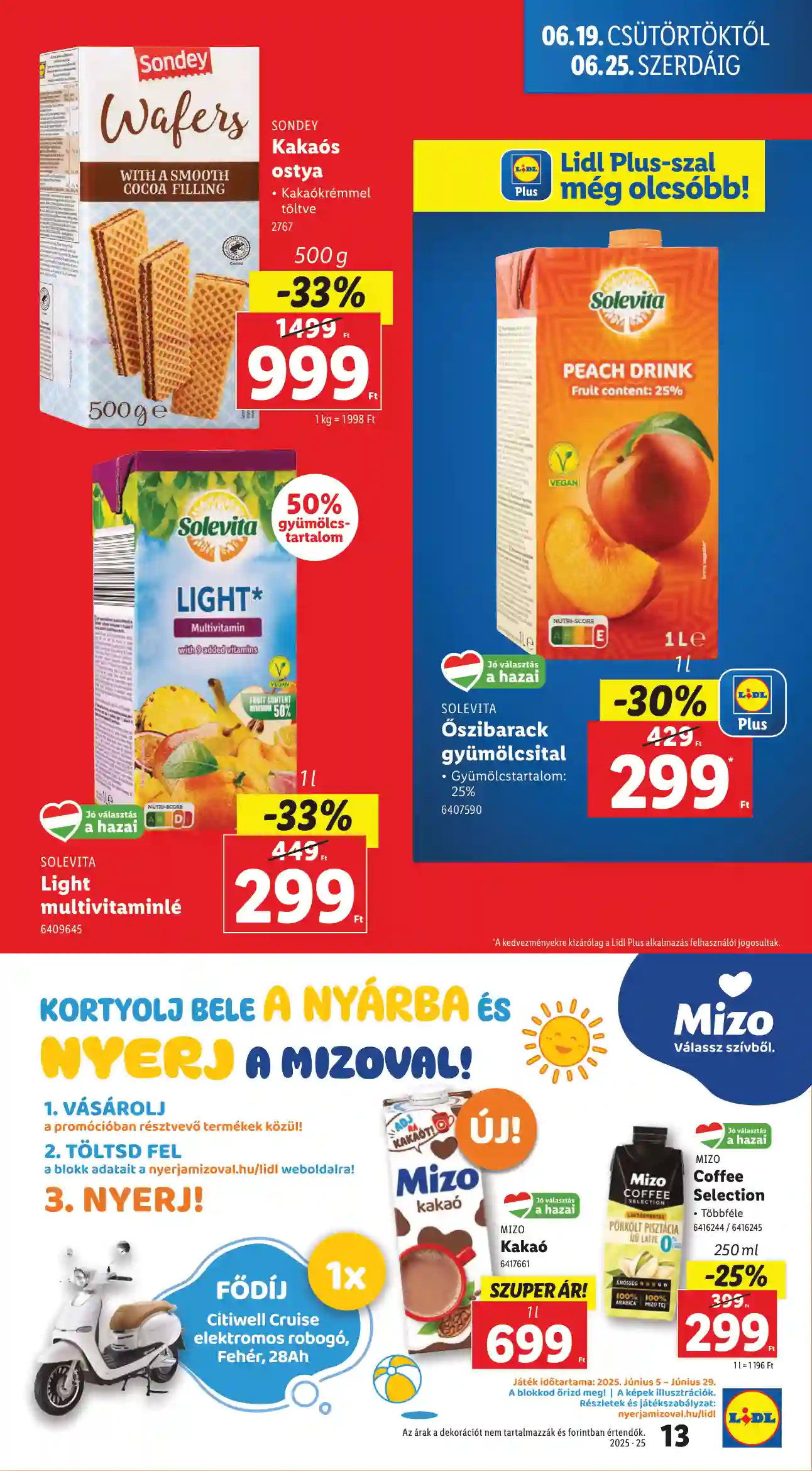 Lidl akciós újság 25. hét (Érvényes 06.19-től) (5 oldal)